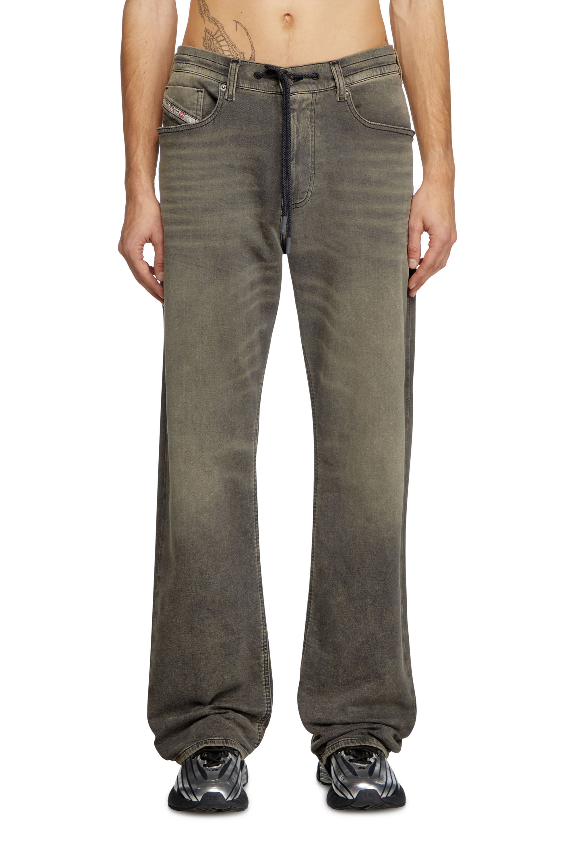 Diesel - Man's Relaxed 2080 D-Reel Joggjeans® 068PD, Light Grey - 1