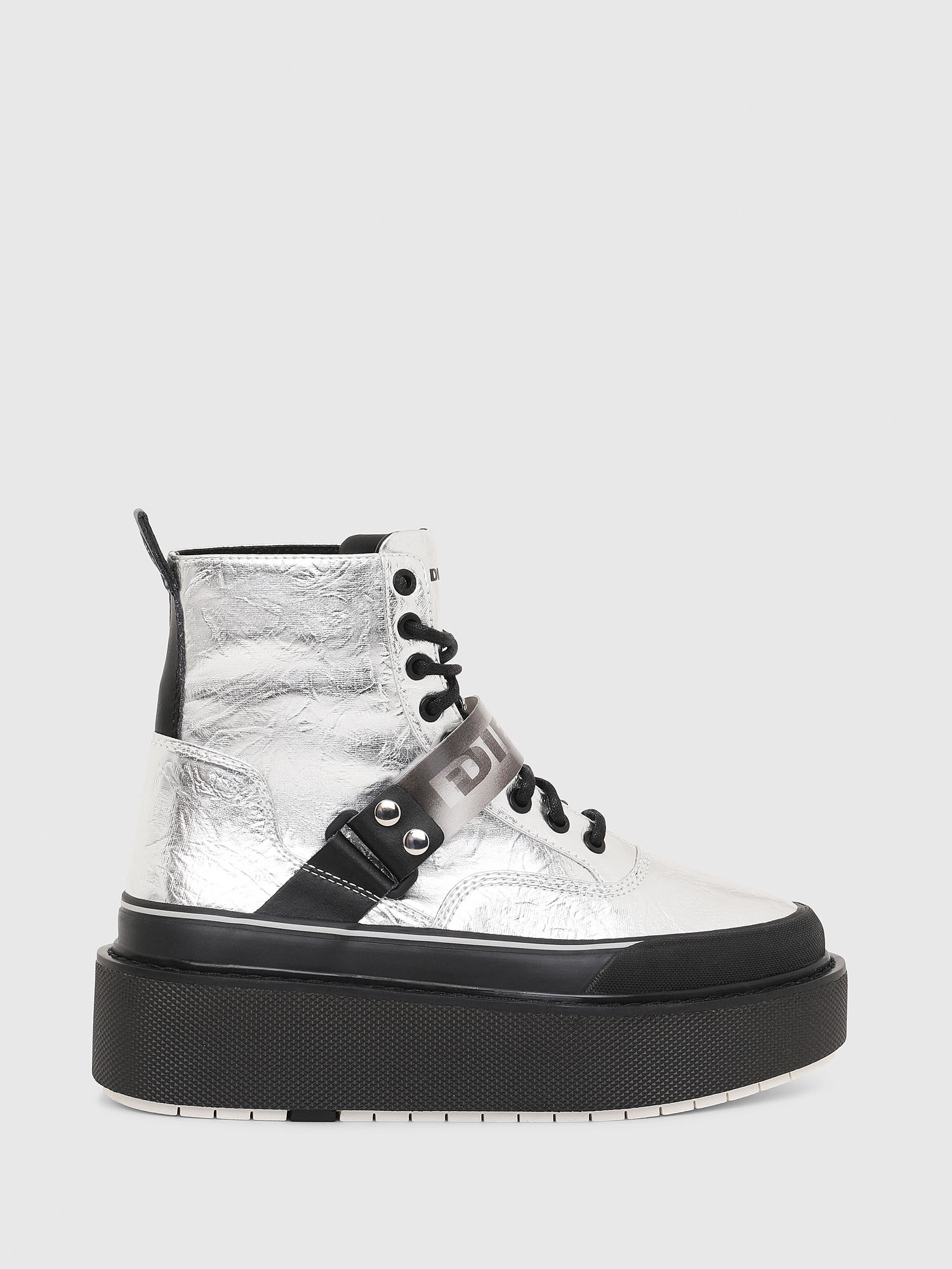 H-SCIROCCO STRAP Women: Flatform sneaker-boots with logo