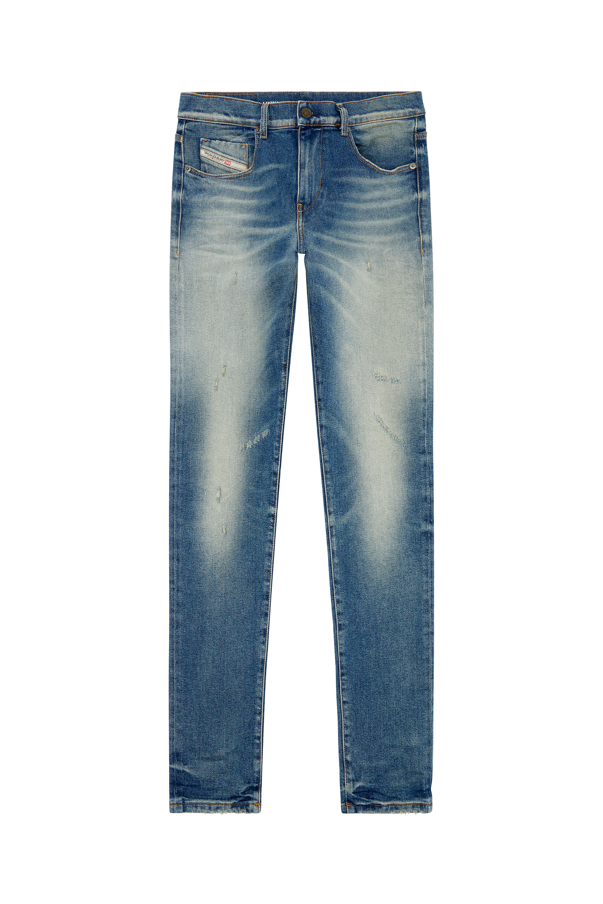 Diesel - Slim Jeans 2019 D-Strukt 09H55, Azul Claro - Image 5