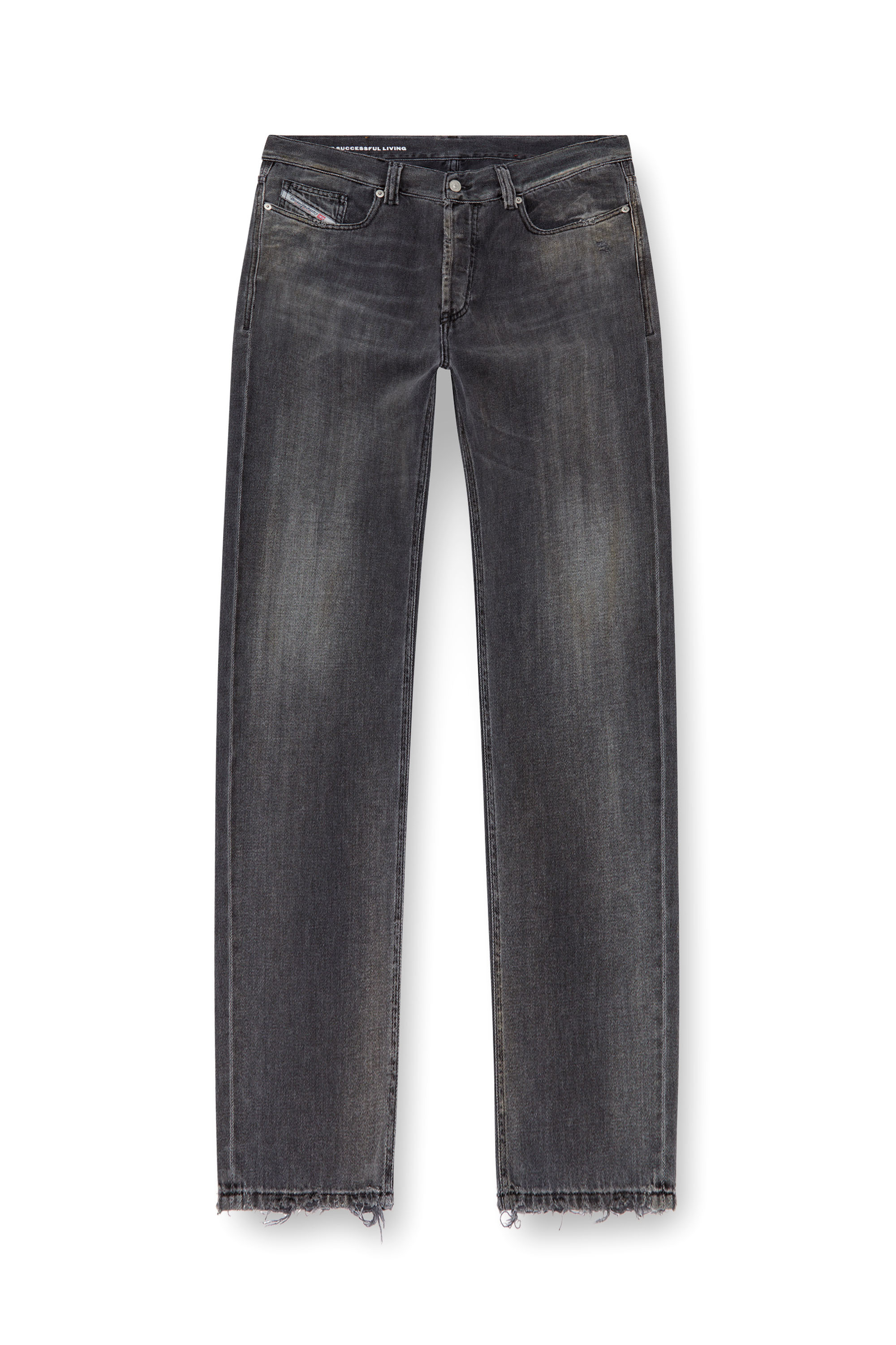 Diesel - Man Straight Jeans 2010 D-Macs 09K14, Black/Dark grey - Image 3
