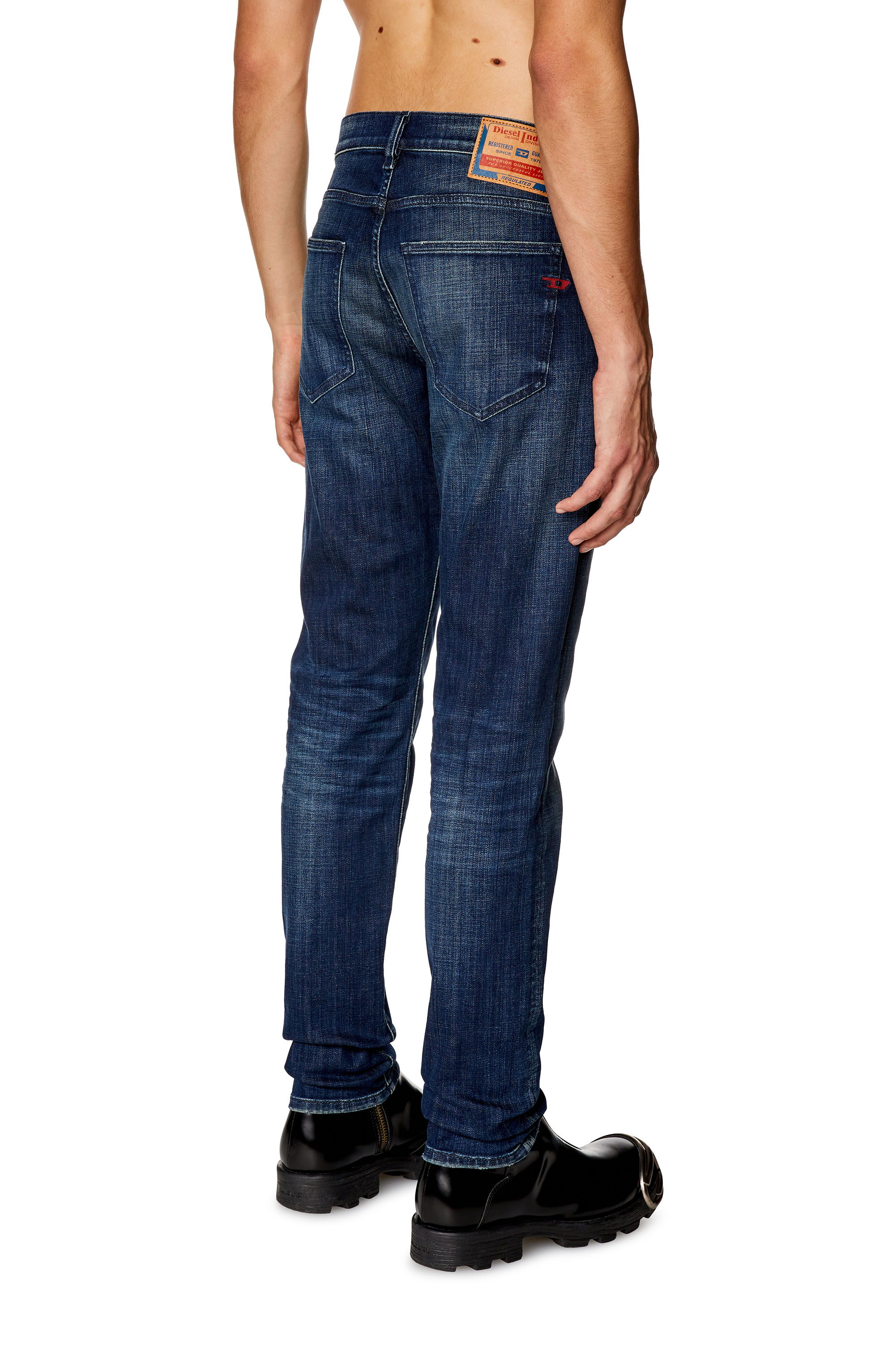 Diesel - Slim Jeans 2019 D-Strukt 09H35, Azul Oscuro - Image 2