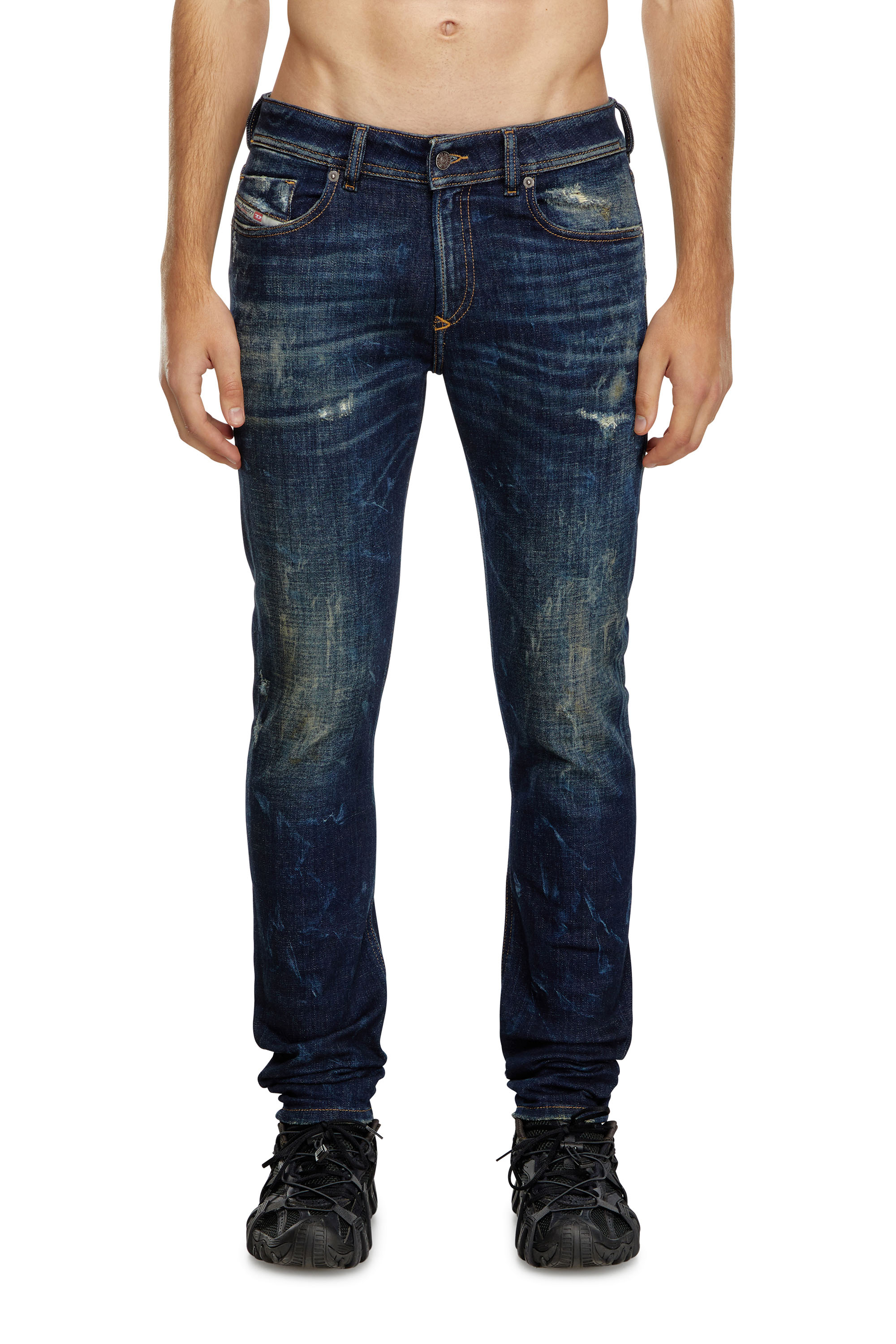 Diesel - Skinny Jeans 1979 Sleenker 09J26 Hombre, Azul Oscuro - 1