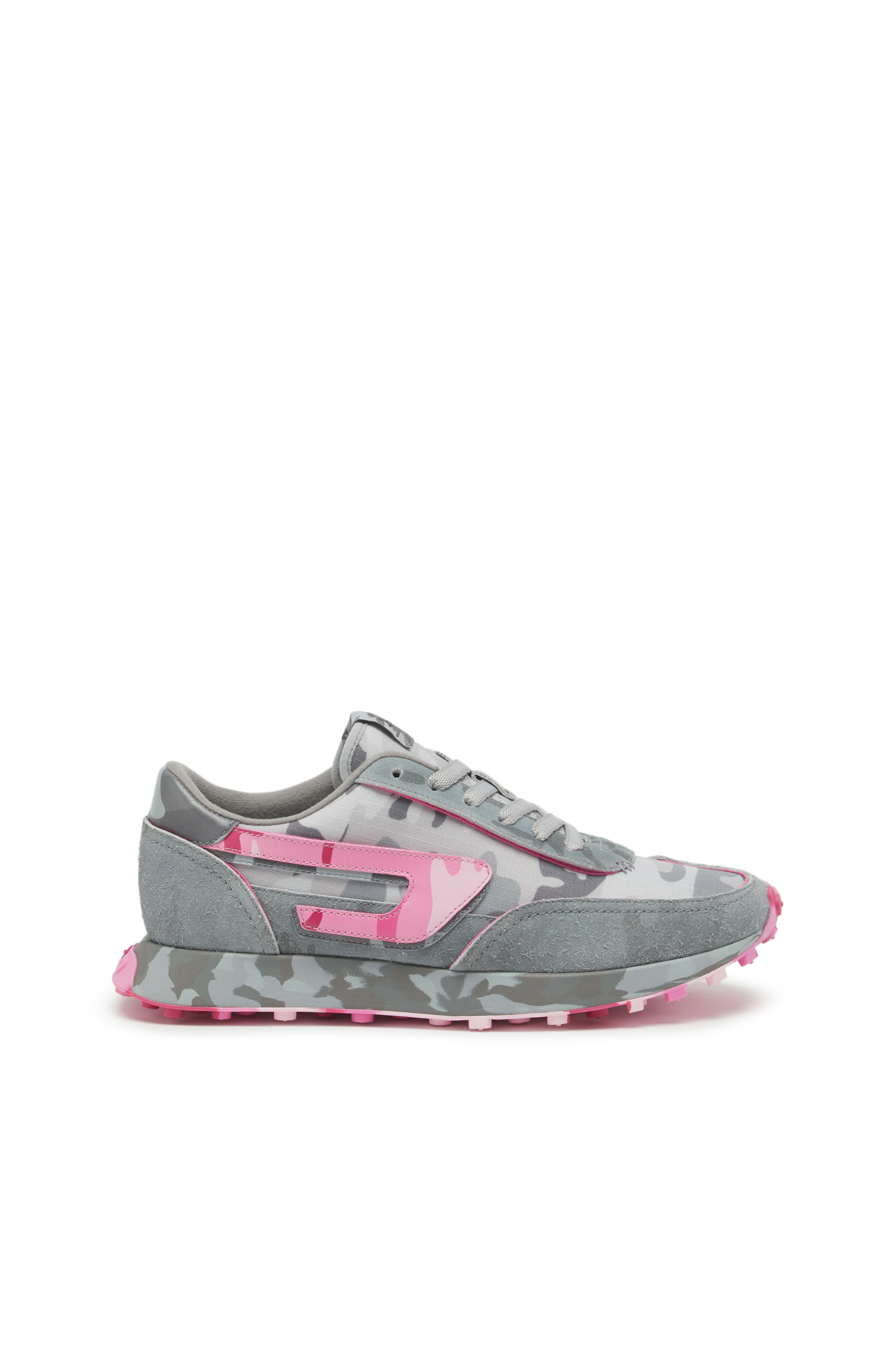 Women's S-Racer Lc W - Low-top sneaker with camo print - Diesel