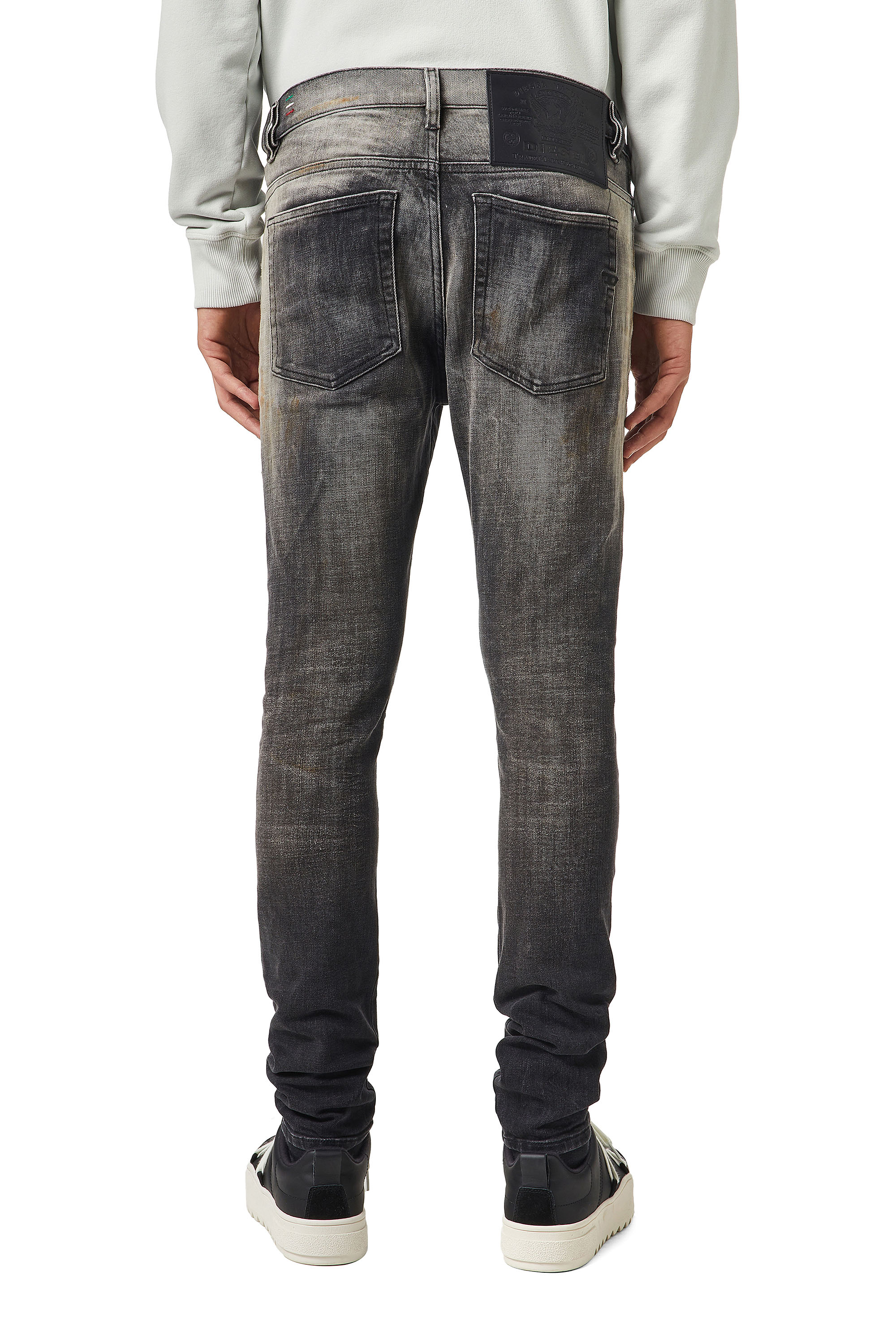 Diesel - D-Amny Skinny Jeans 09A88, Black/Dark grey - Image 2
