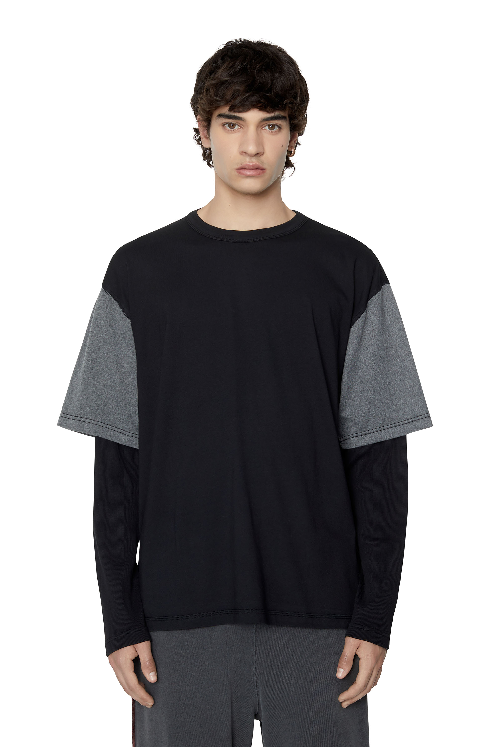 Diesel - T-SHULA, Negro - Image 1