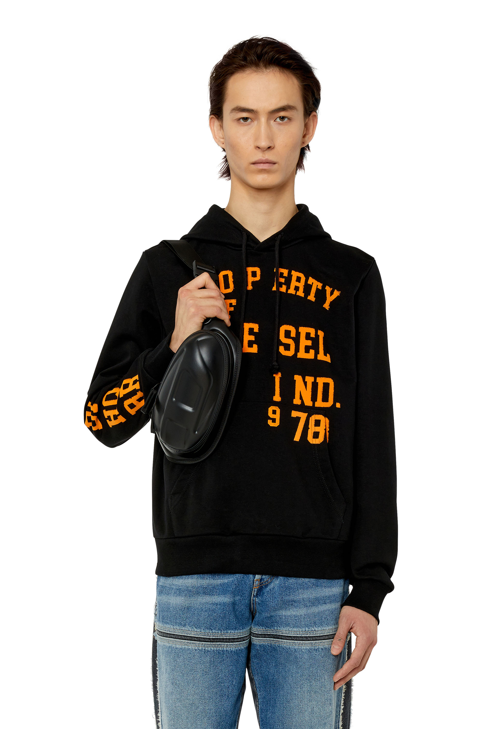 Diesel - S-GINN-HOOD-K32, Black - Image 1