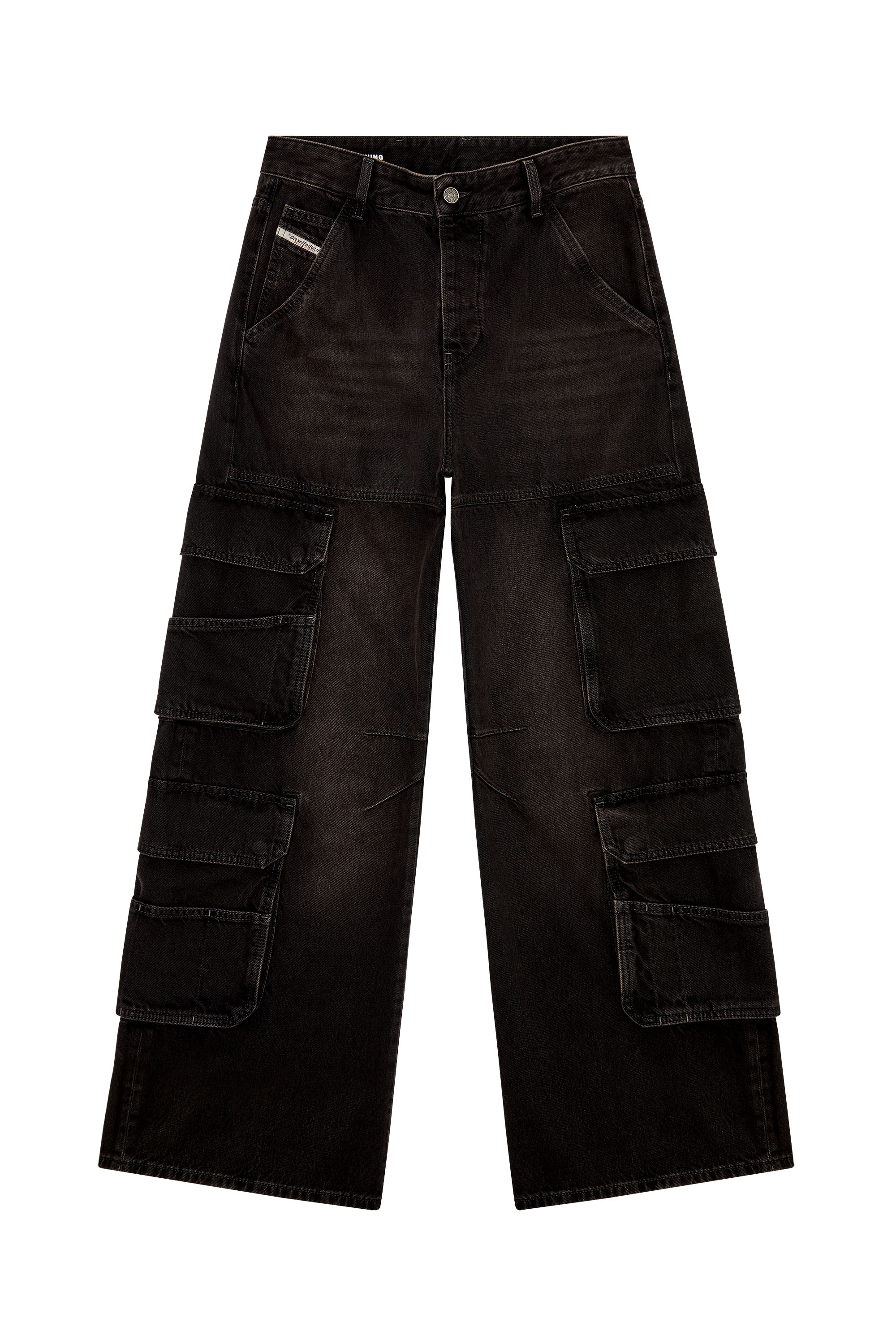 Diesel - Straight Jeans 1996 D-Sire 0KIAG, Black/Dark grey - Image 3