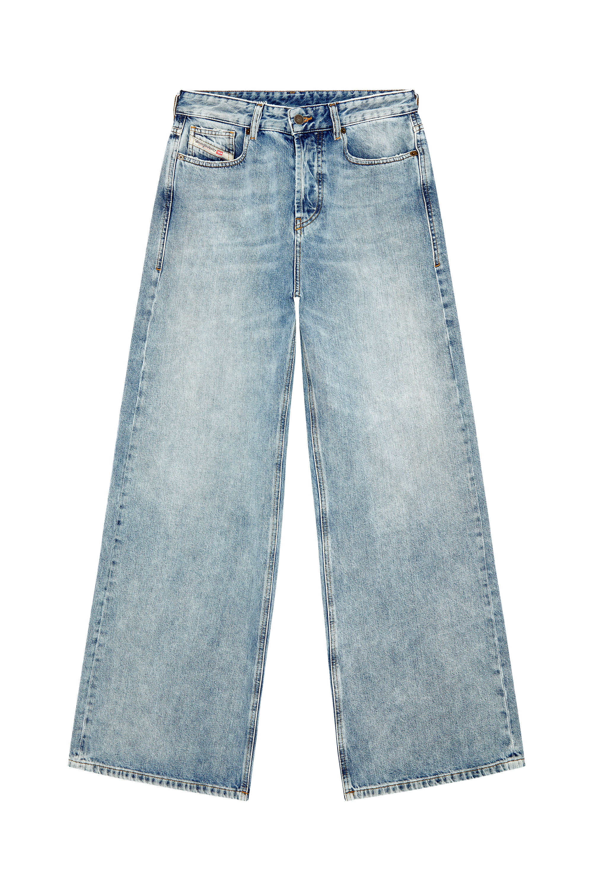 Diesel - Straight Jeans 1996 D-Sire 09H57, Azul Claro - Image 3