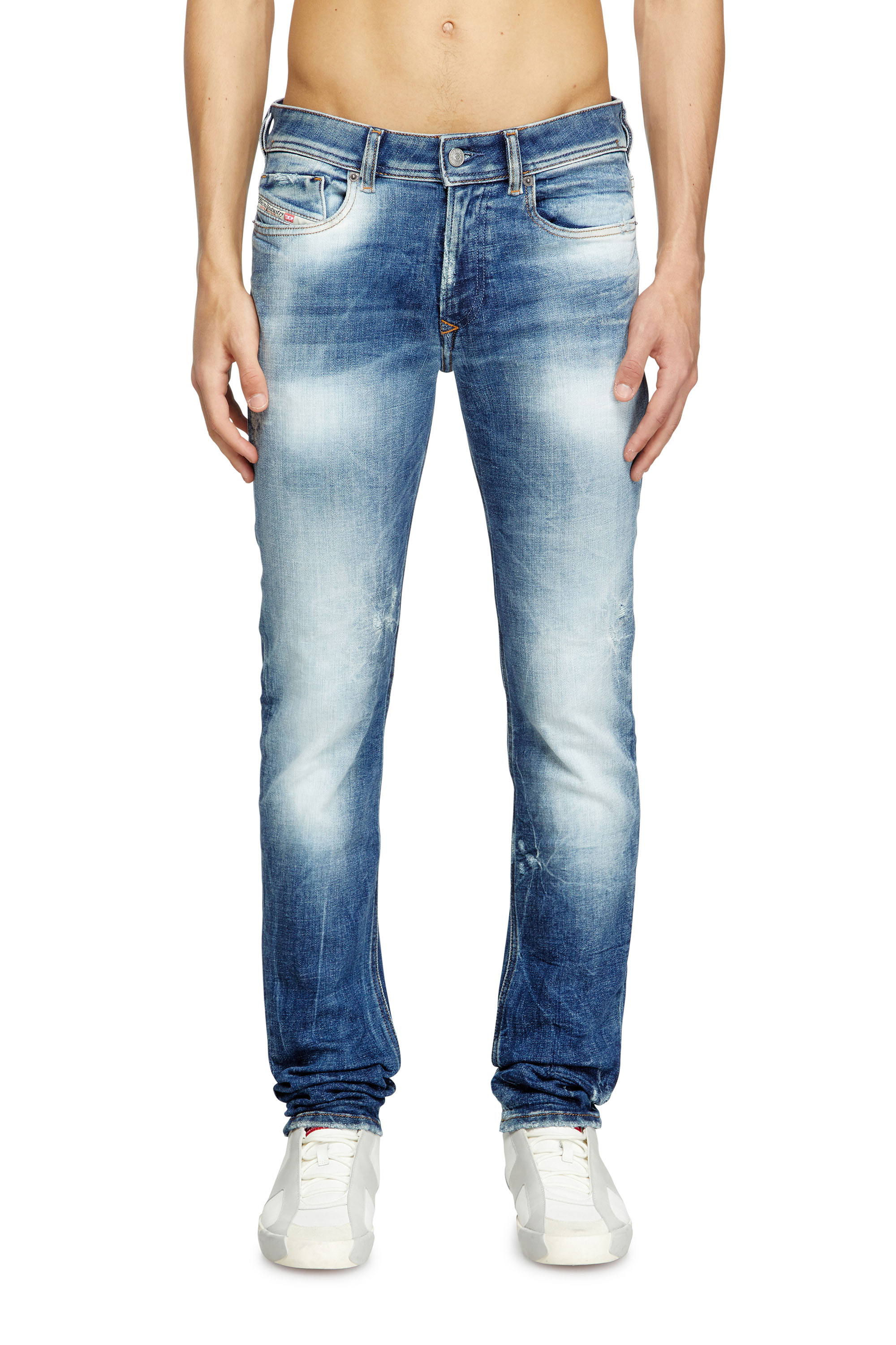 Diesel - Man's Skinny Jeans 1979 Sleenker 09M27, Dark Blue - 2