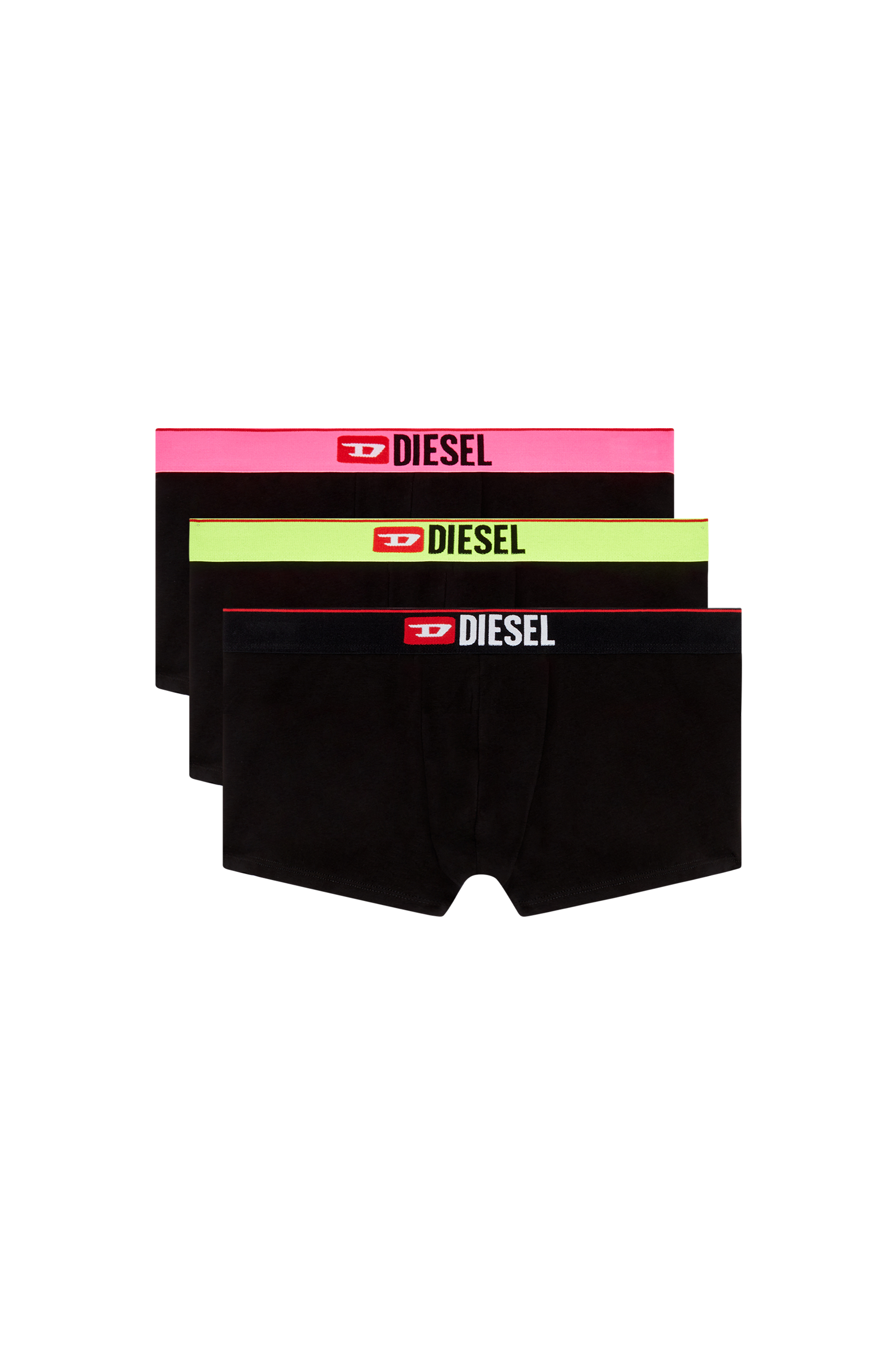Diesel - UMBX-DAMIENTHREEPACK, Hombre Paquete de tres bóxers ajustados con cintura de color llamativo in Multicolor - Image 1