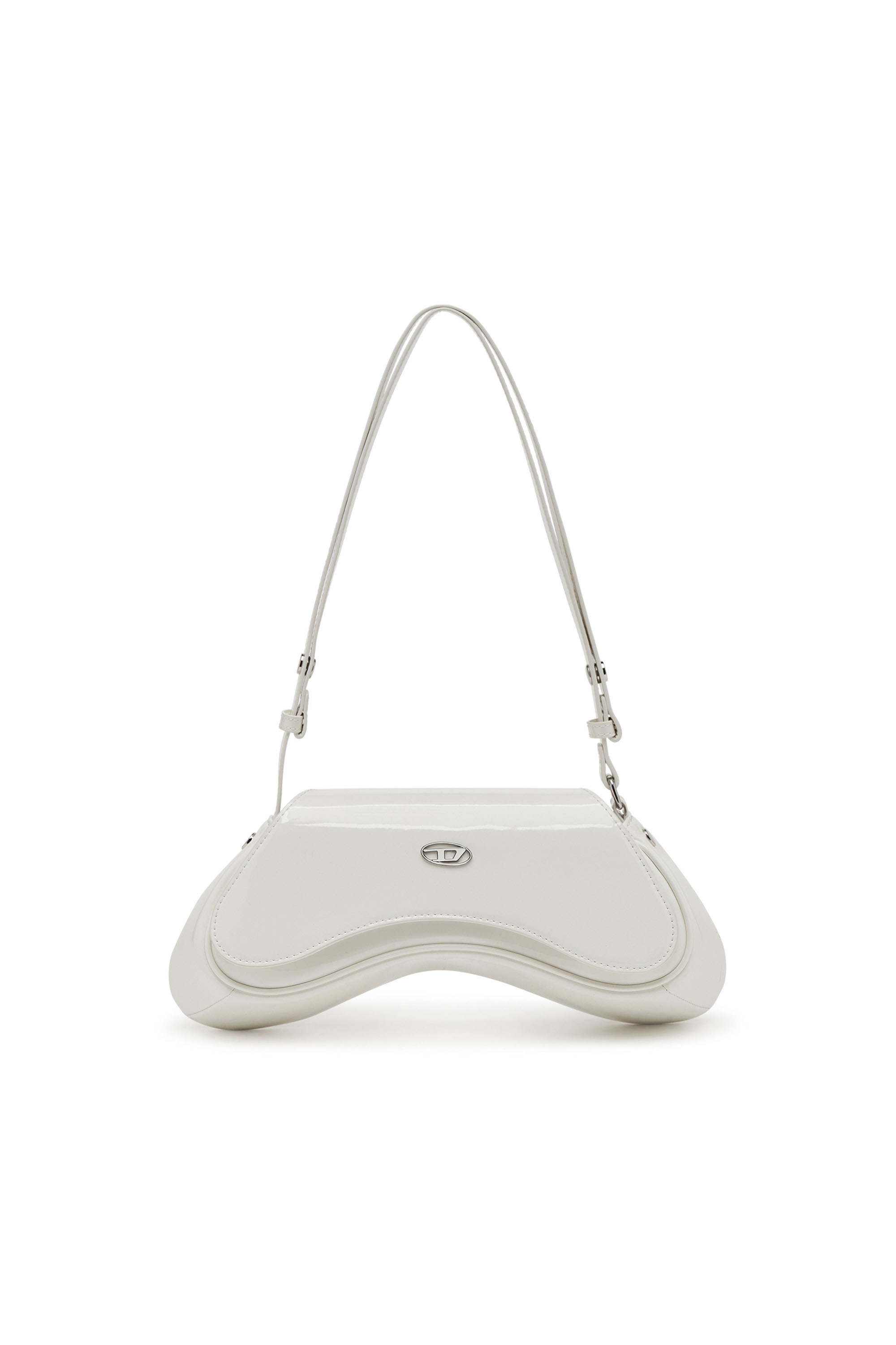 Women's Play-Glossy crossbody bag | White | Diesel