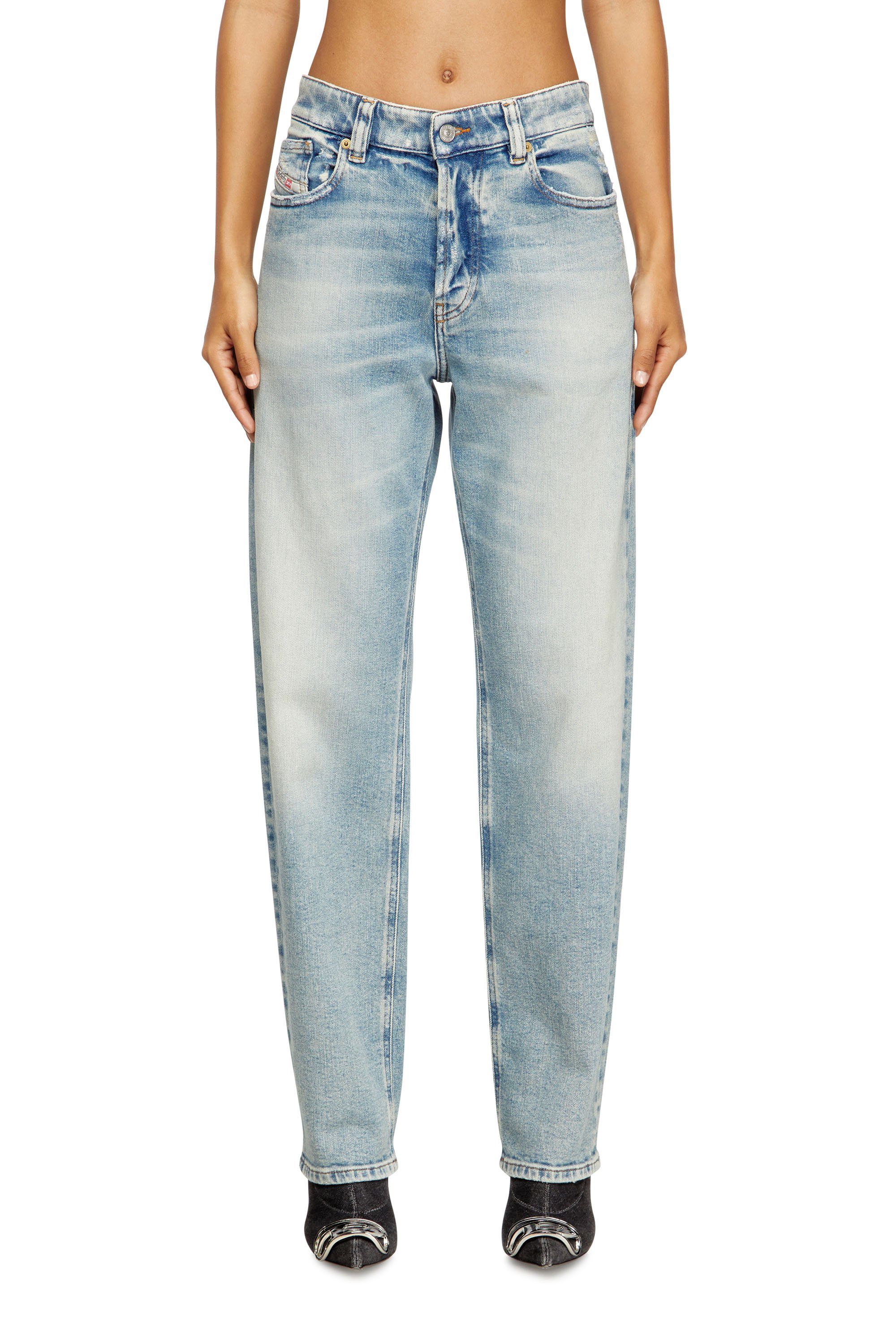Diesel - Woman's Regular Jeans 1988 D-Ark 09M21, Light Blue - 1