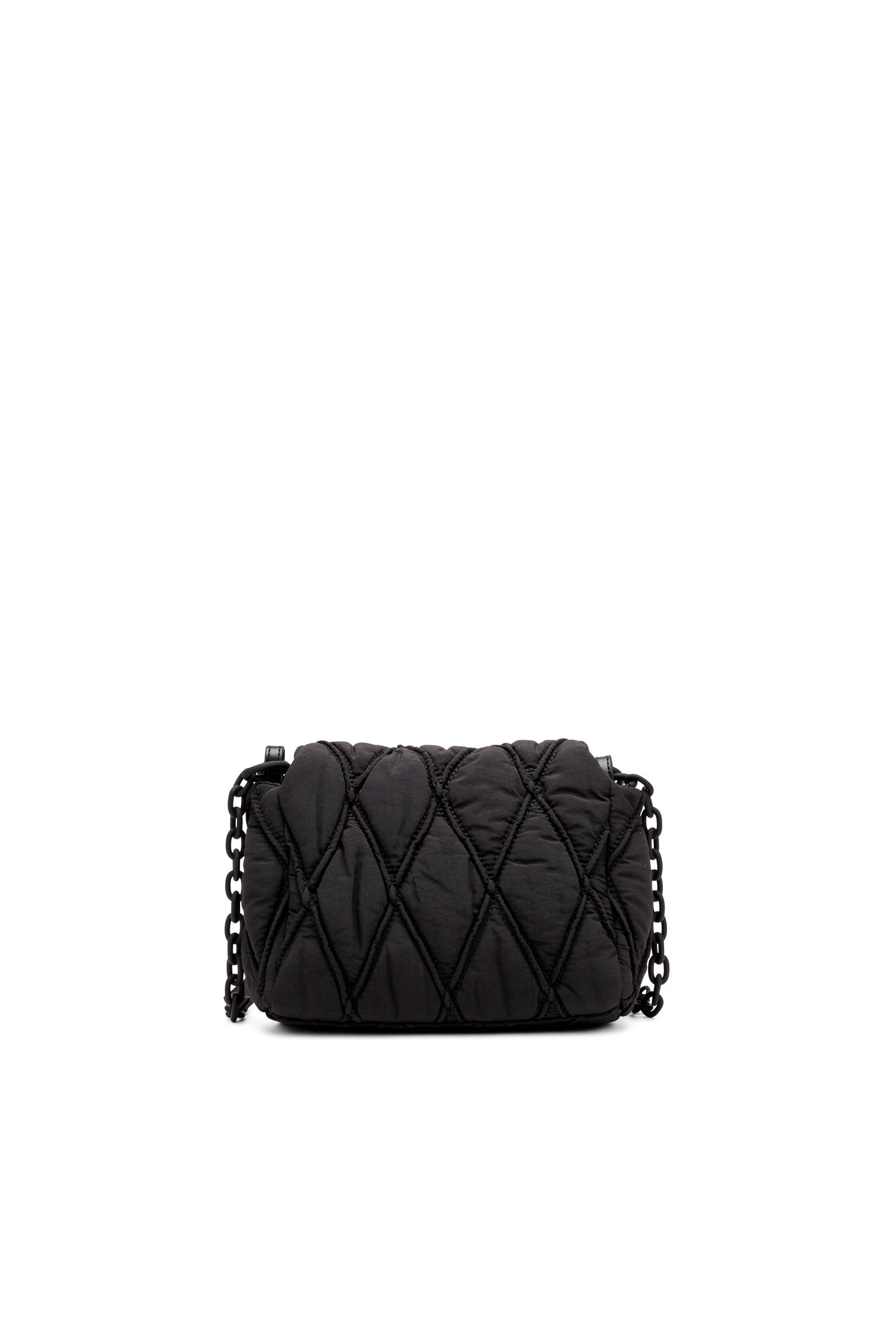 Diesel - CHARM-D SHOULDER S, Charm-D-S-Bolso de hombro pequeño de nailon acolchado Mujer in Negro - 2