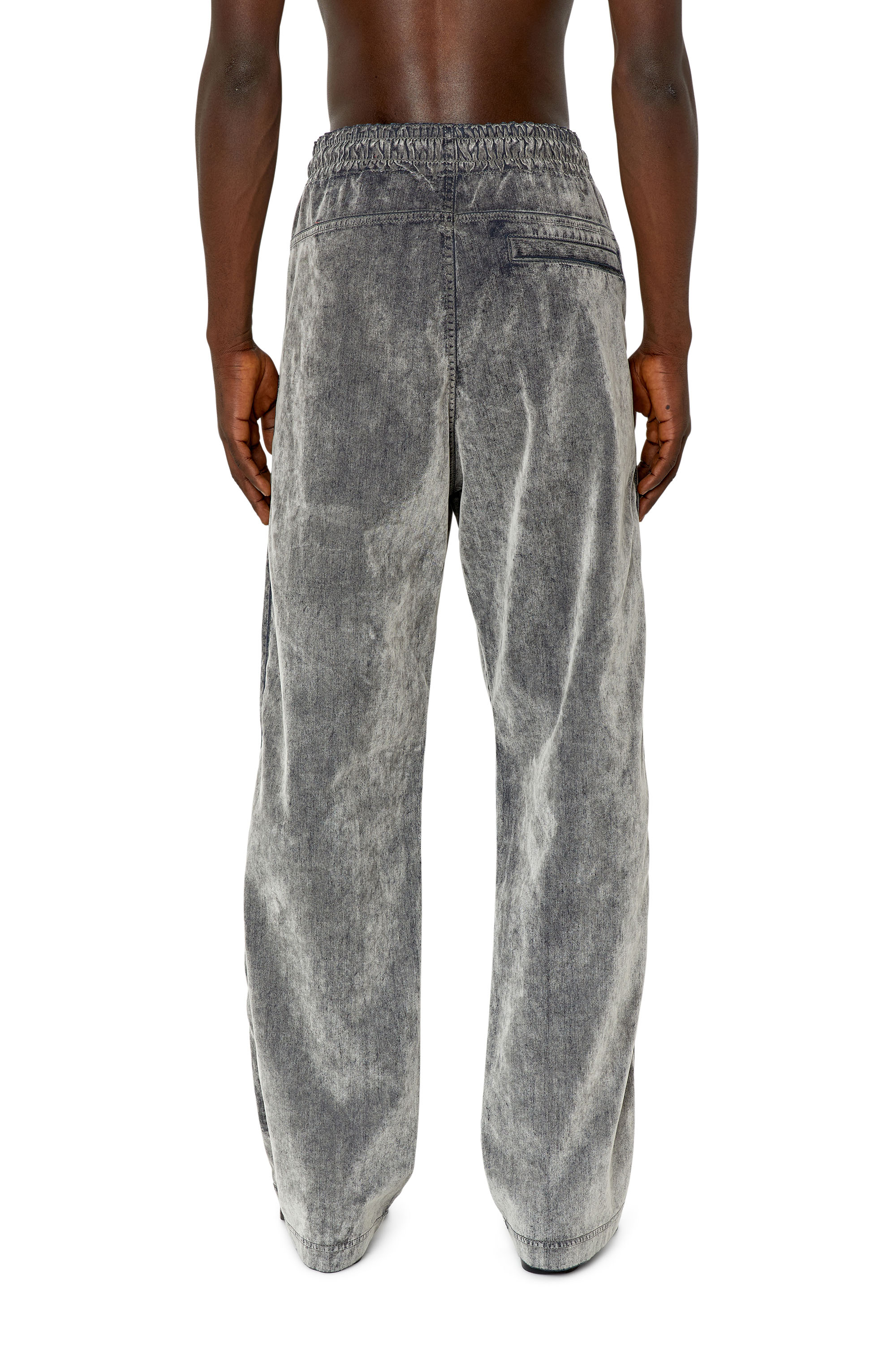 Diesel - D-Martians Track Denim 068CF Straight, Light Grey - Image 2