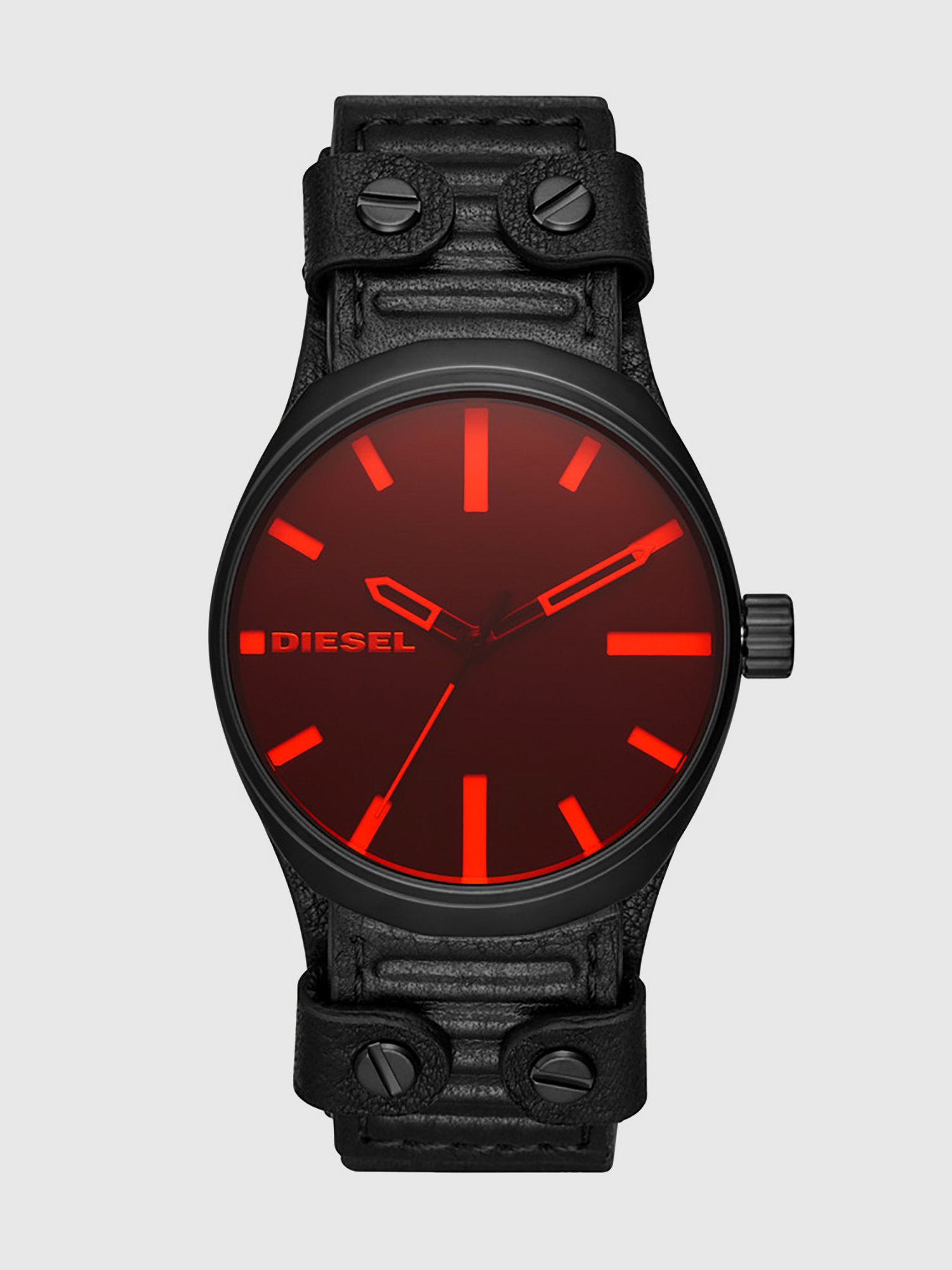 DZ1833 Man: Black watch with red lens, 40 mm | Diesel