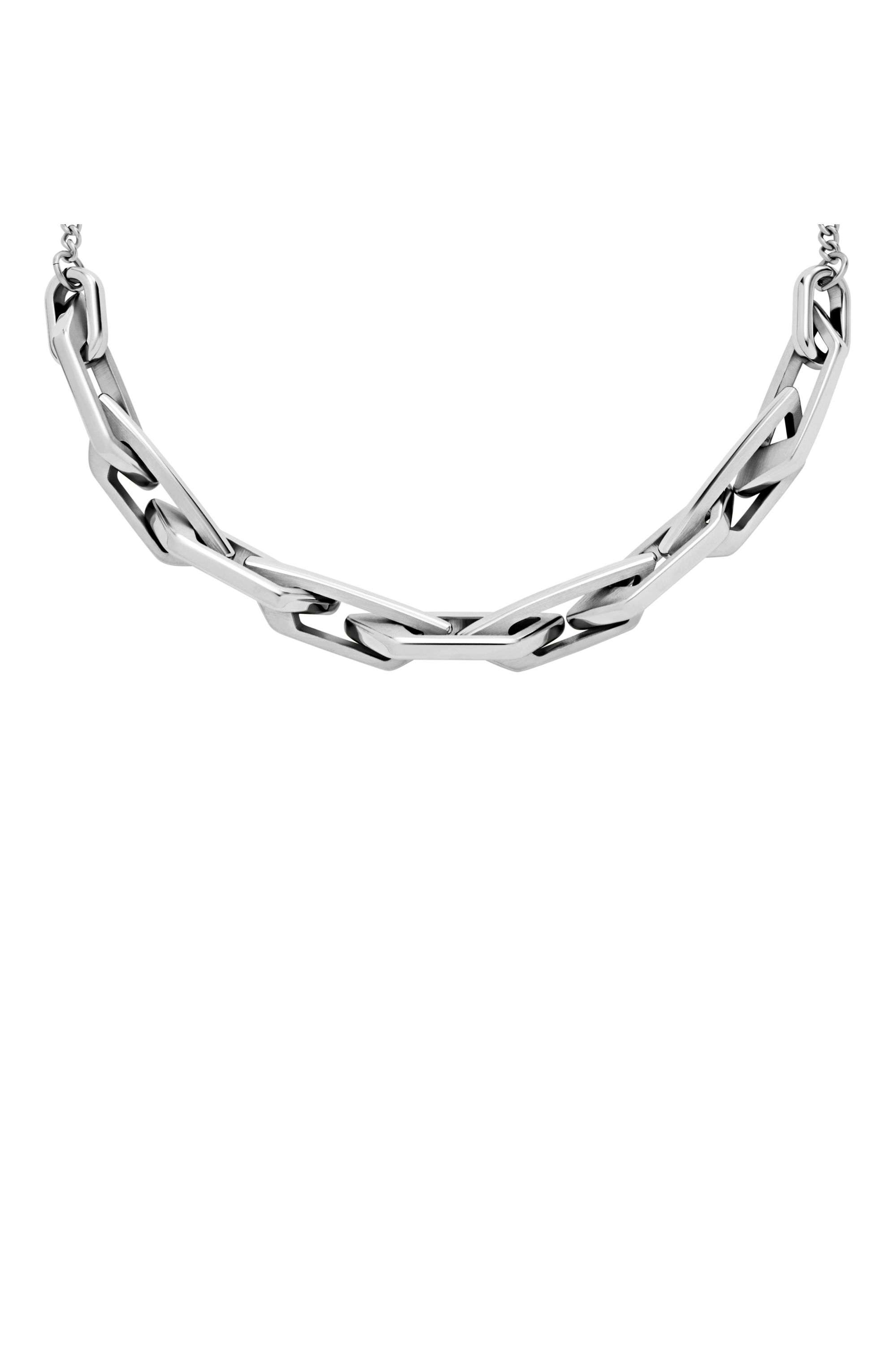 Diesel - DX1578040 JEWEL, Collar de cadena de acero inoxidable Unisex in Plateado - 2