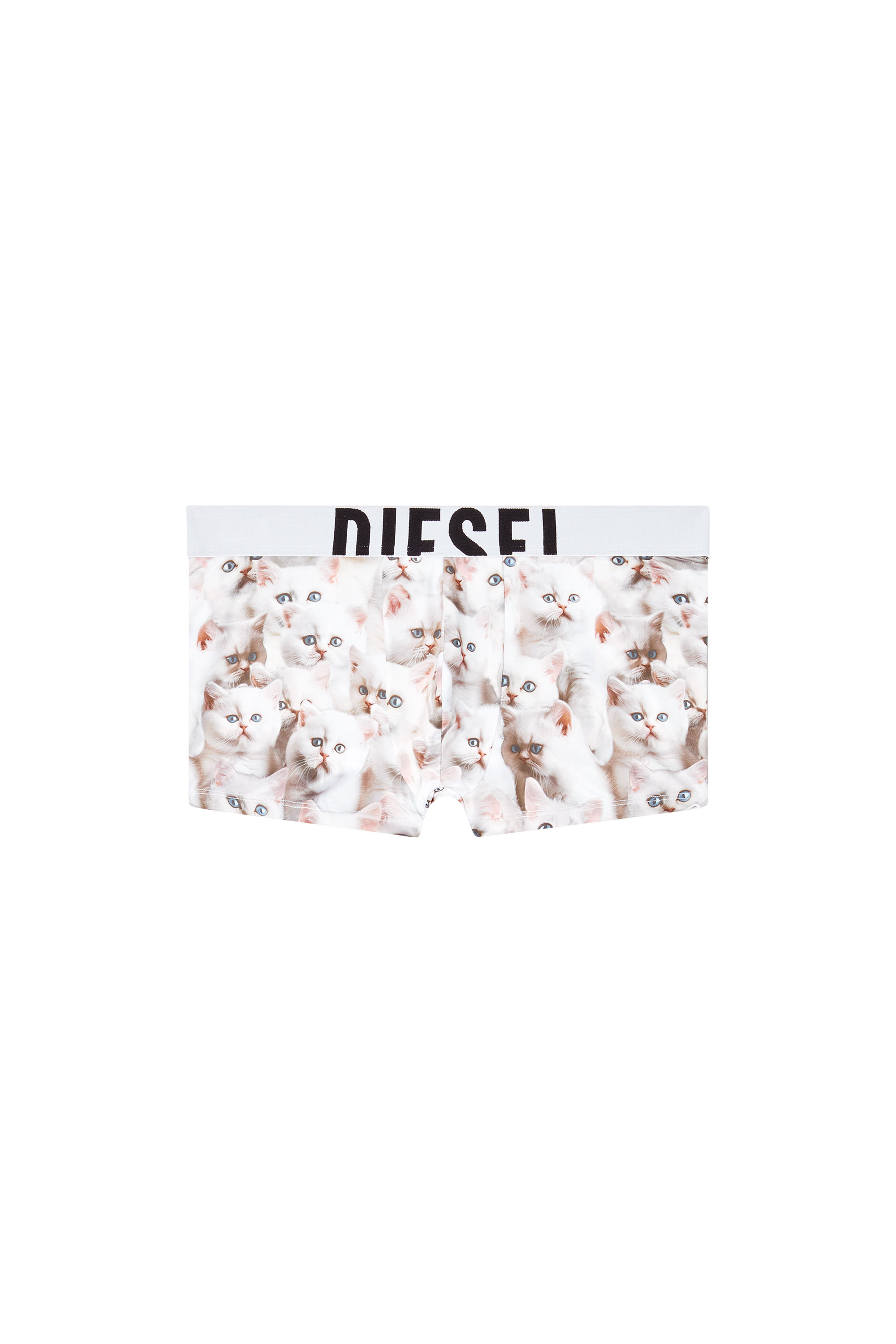 Diesel - DAMIEN-D-POP-40, Man's Boxer briefs with Pop print in White - 3