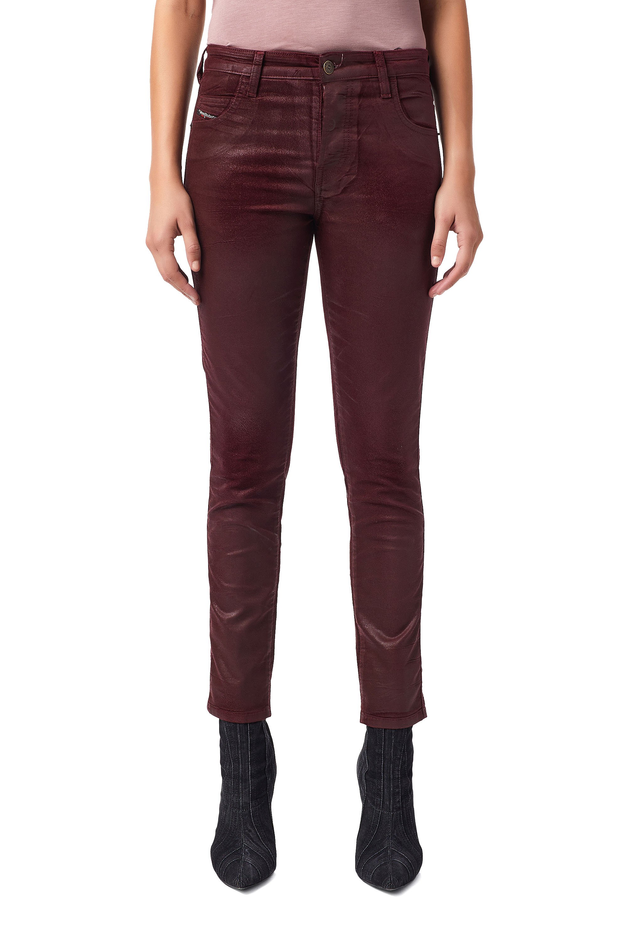 Diesel - Babhila Slim Jeans 069XI, Red - Image 1