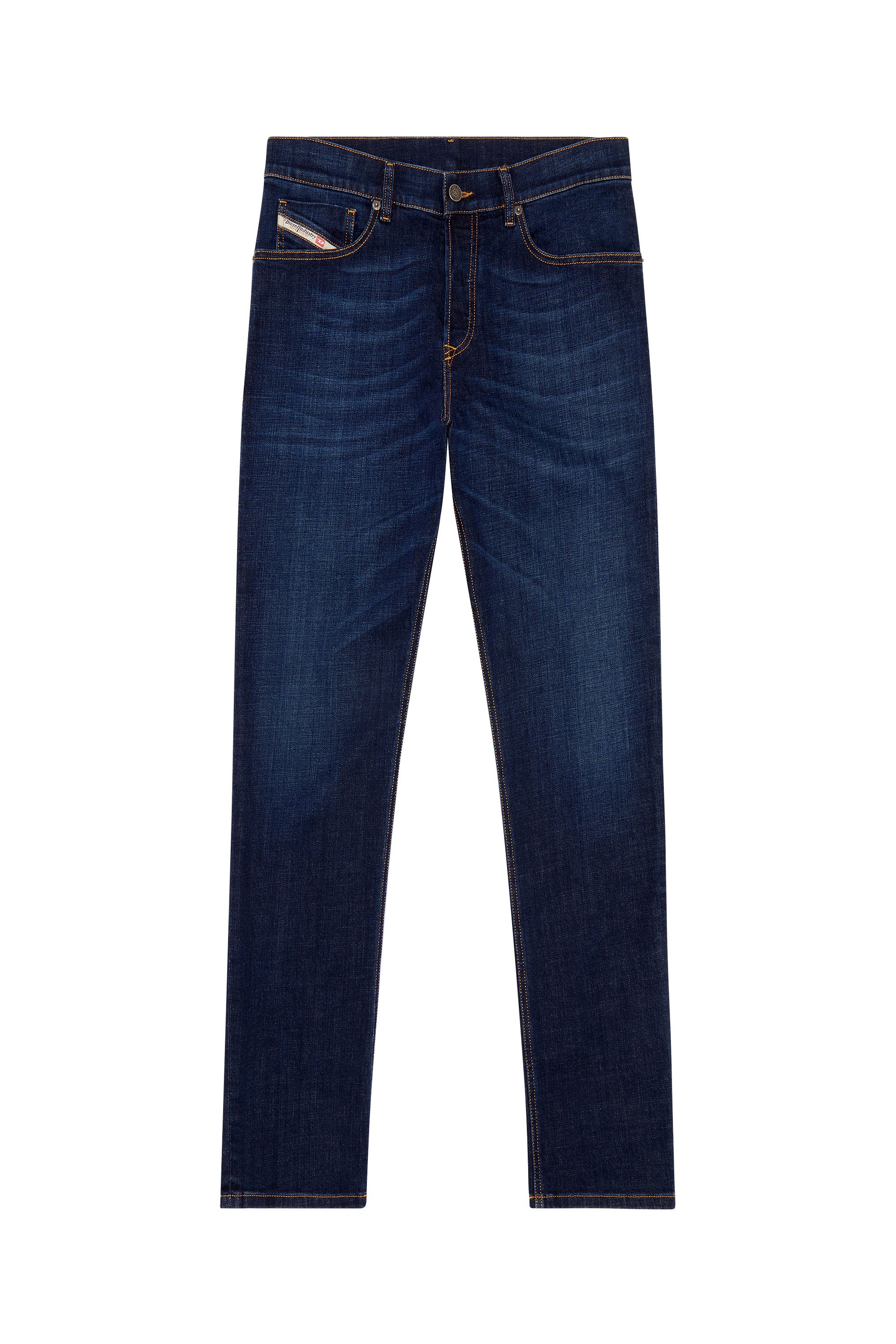 Diesel - Tapered Jeans 2023 D-Finitive 09F89, Azul Oscuro - Image 5