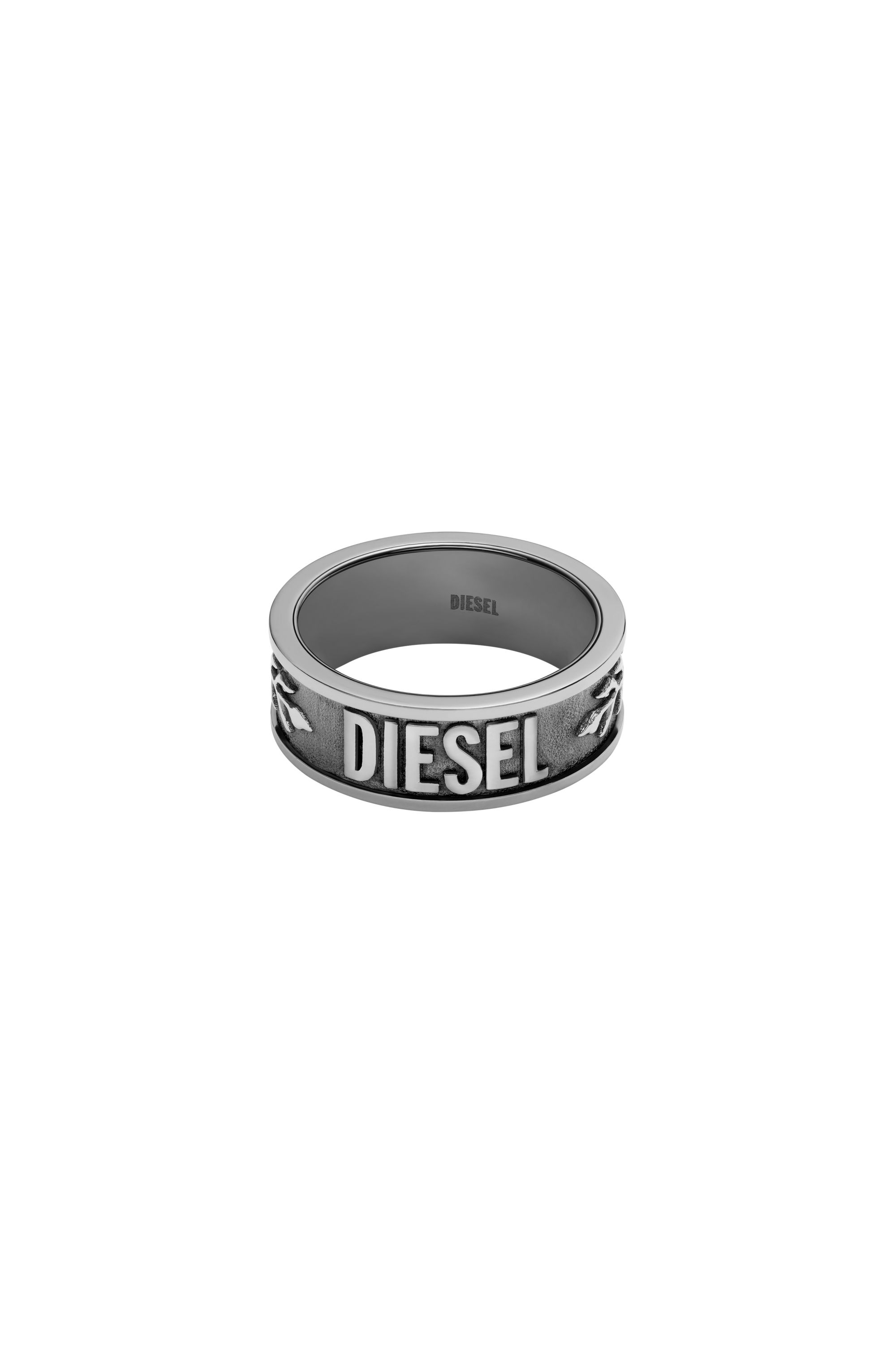 DX1108 Man: Anello con logo in rilievo | Diesel