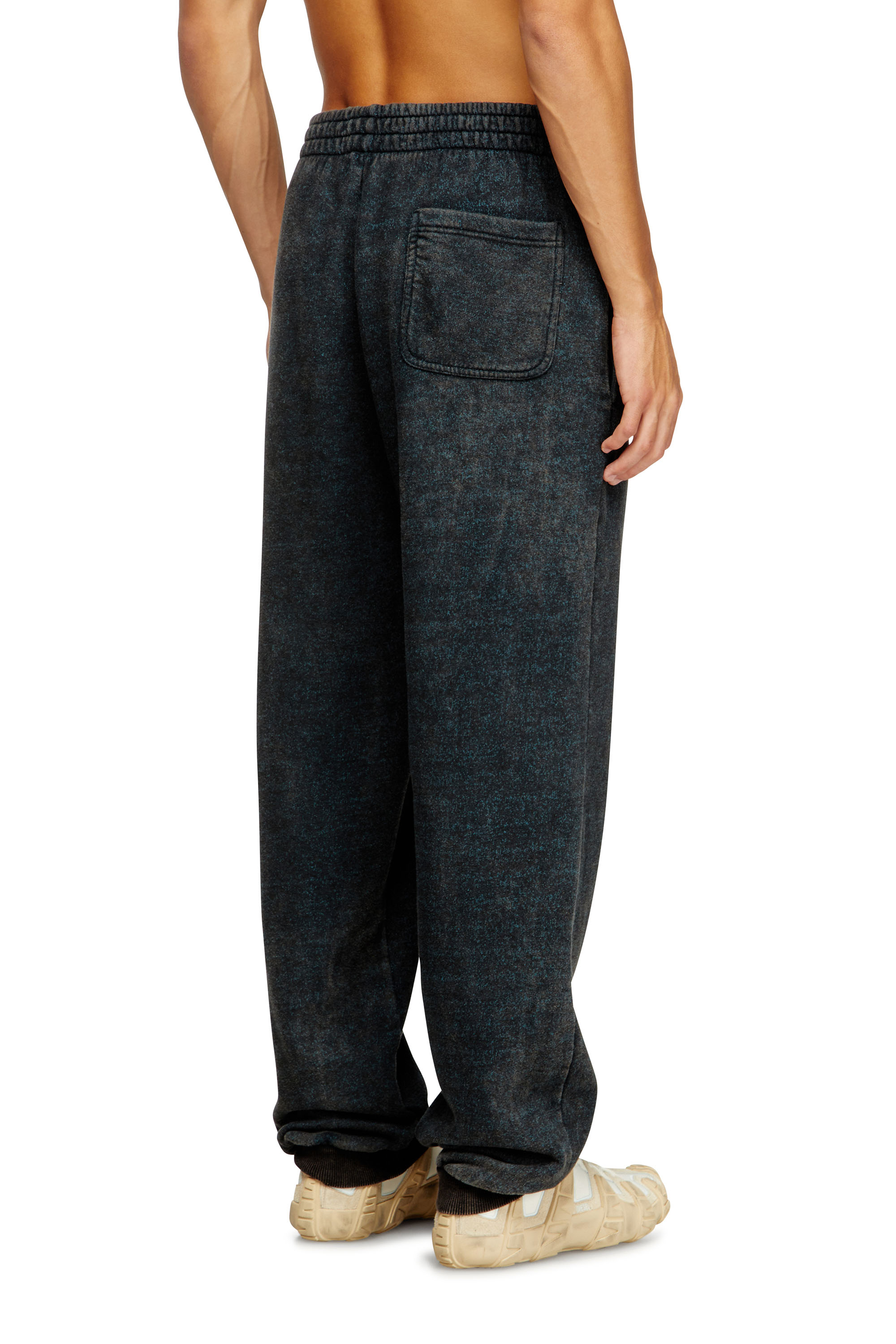 Diesel - P-MARKY-CUFF, Man's Drawstring pants with ribbed trim in null - 3