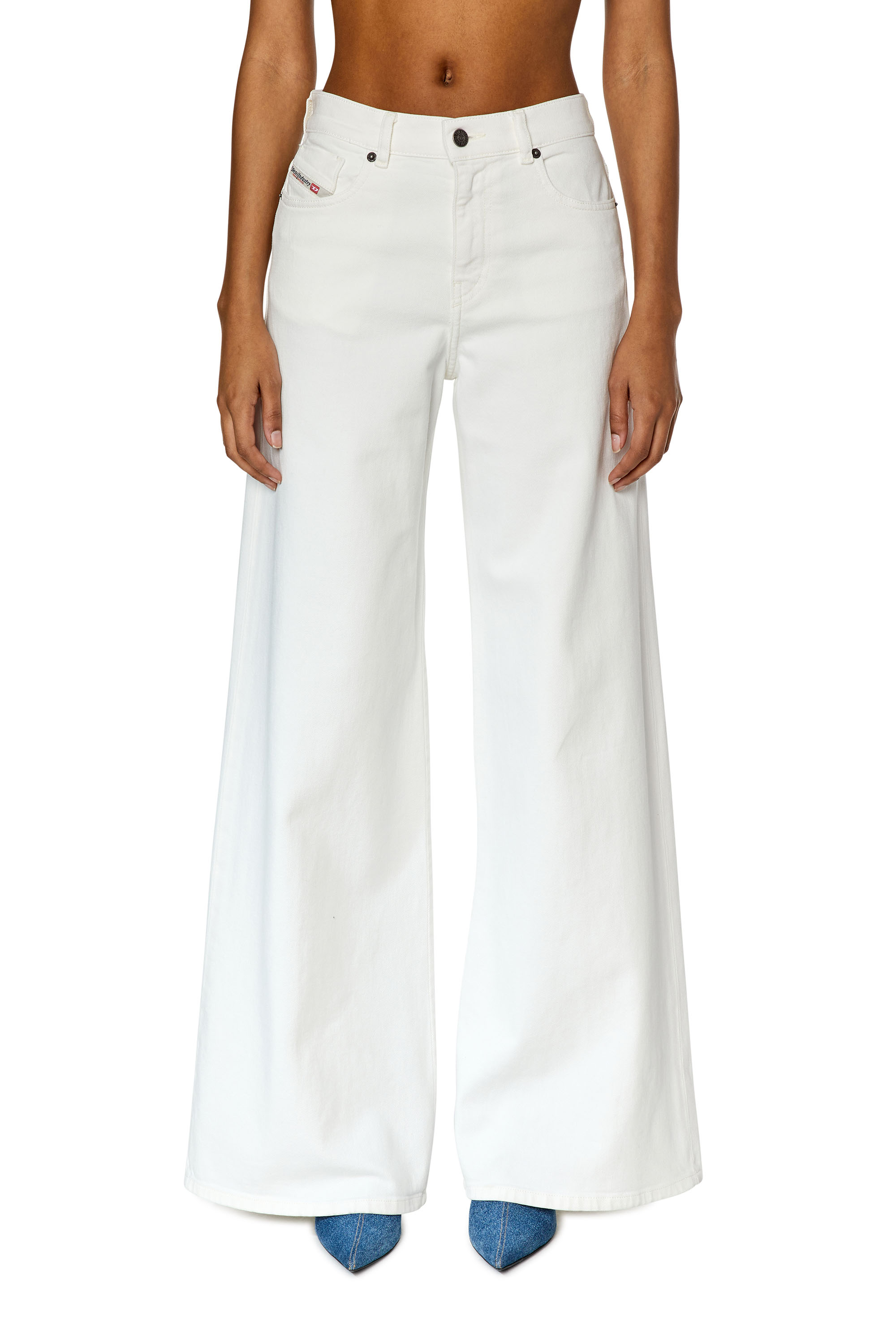 Diesel - Bootcut and Flare Jeans 1978 D-Akemi 09D63, Blanco - Image 1