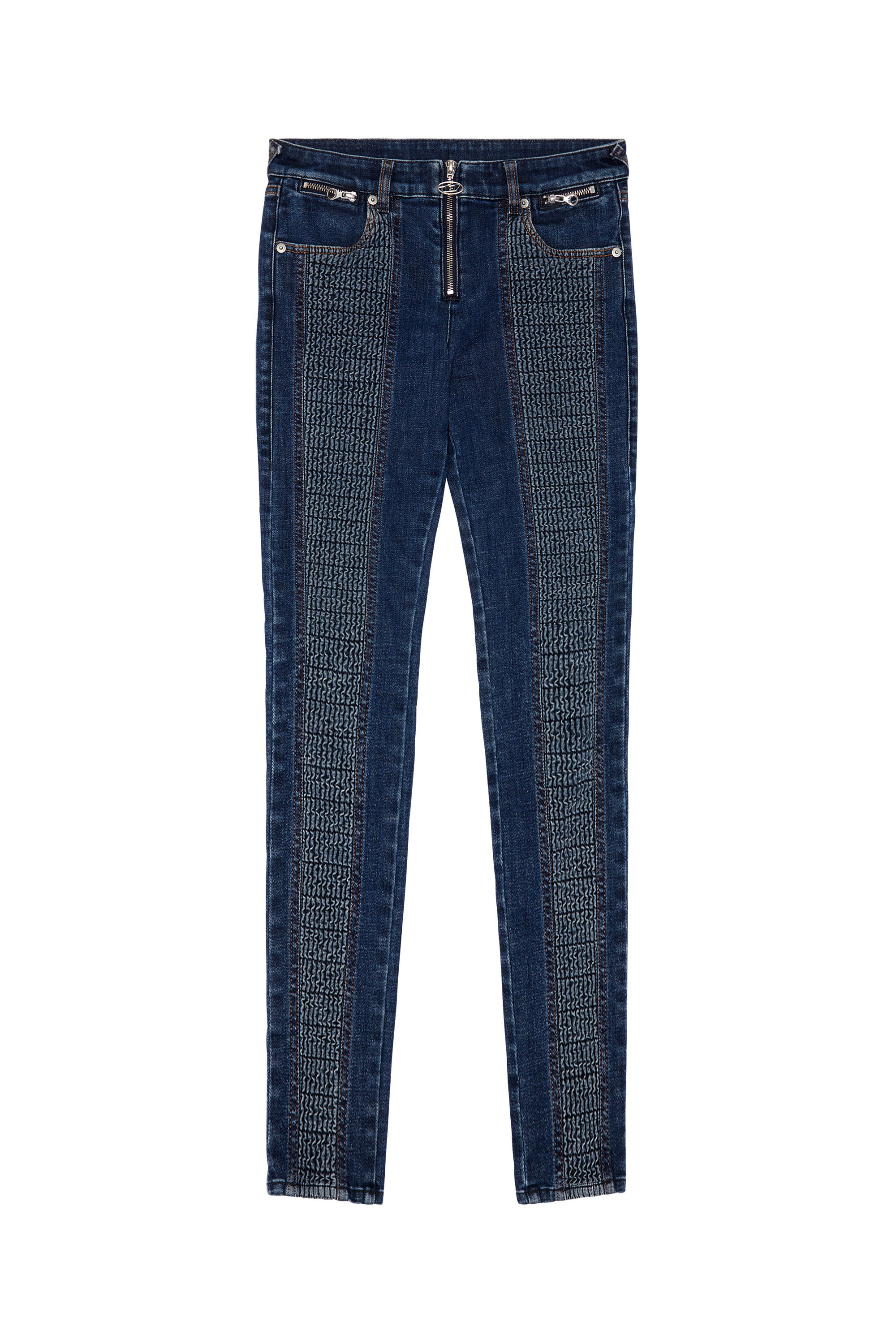 Diesel - D-Vision 09D22 Skinny Jeans, Azul Oscuro - Image 3