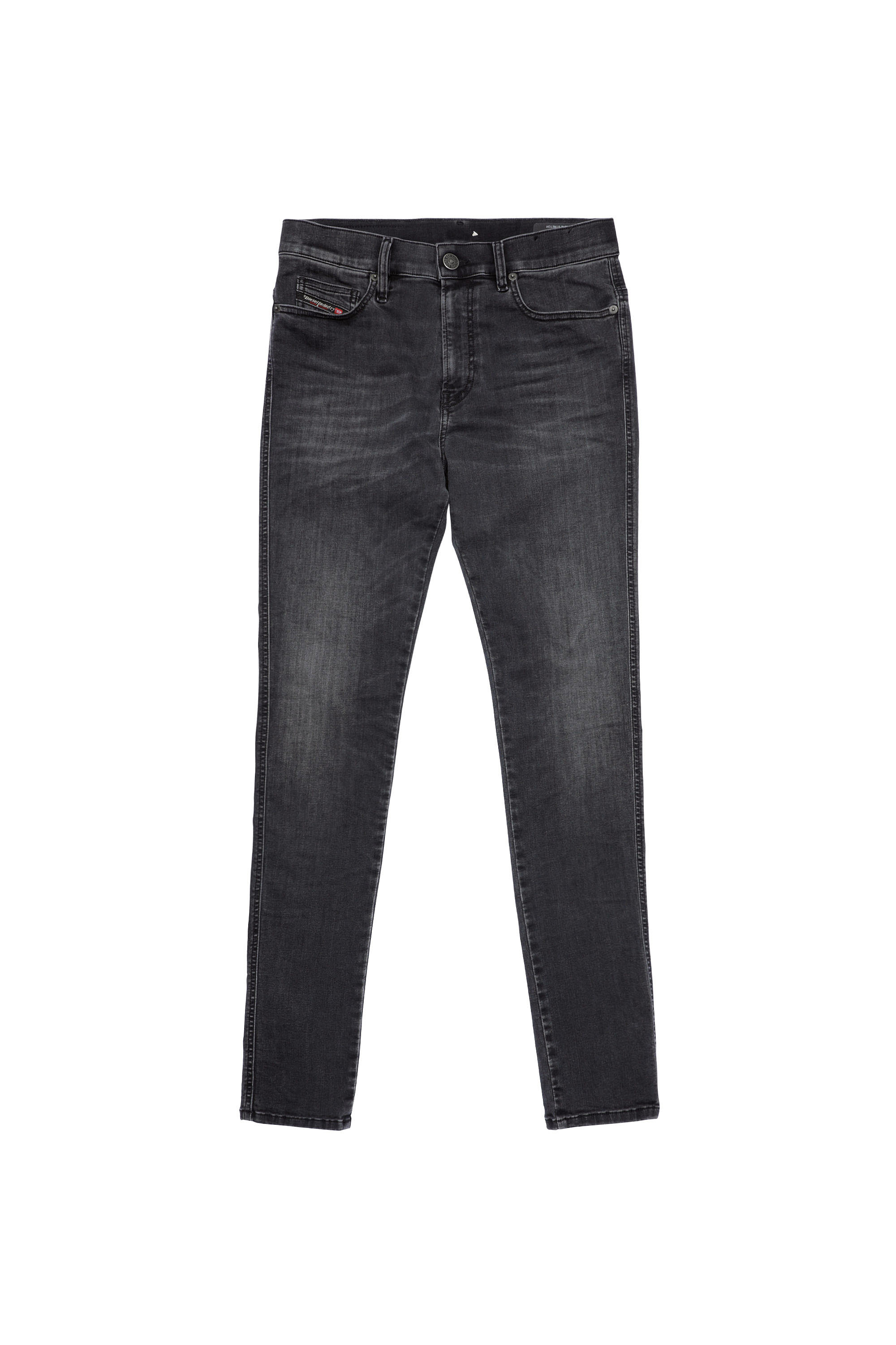 Diesel - D-Istort 069YC Skinny Jeans, Negro/Gris oscuro - Image 1