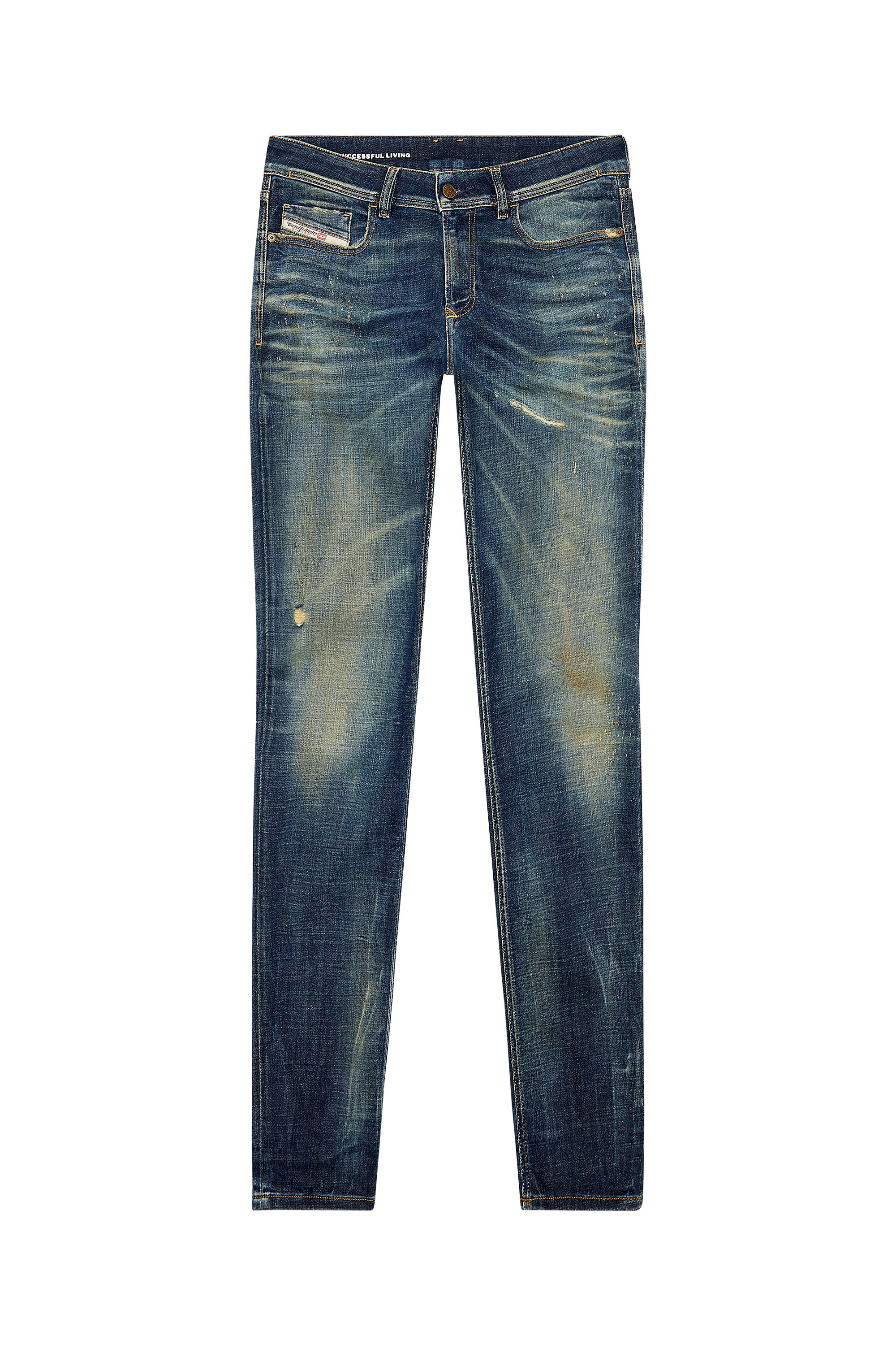 Diesel - Skinny Jeans 1979 Sleenker 09H77, Dark Blue - Image 5