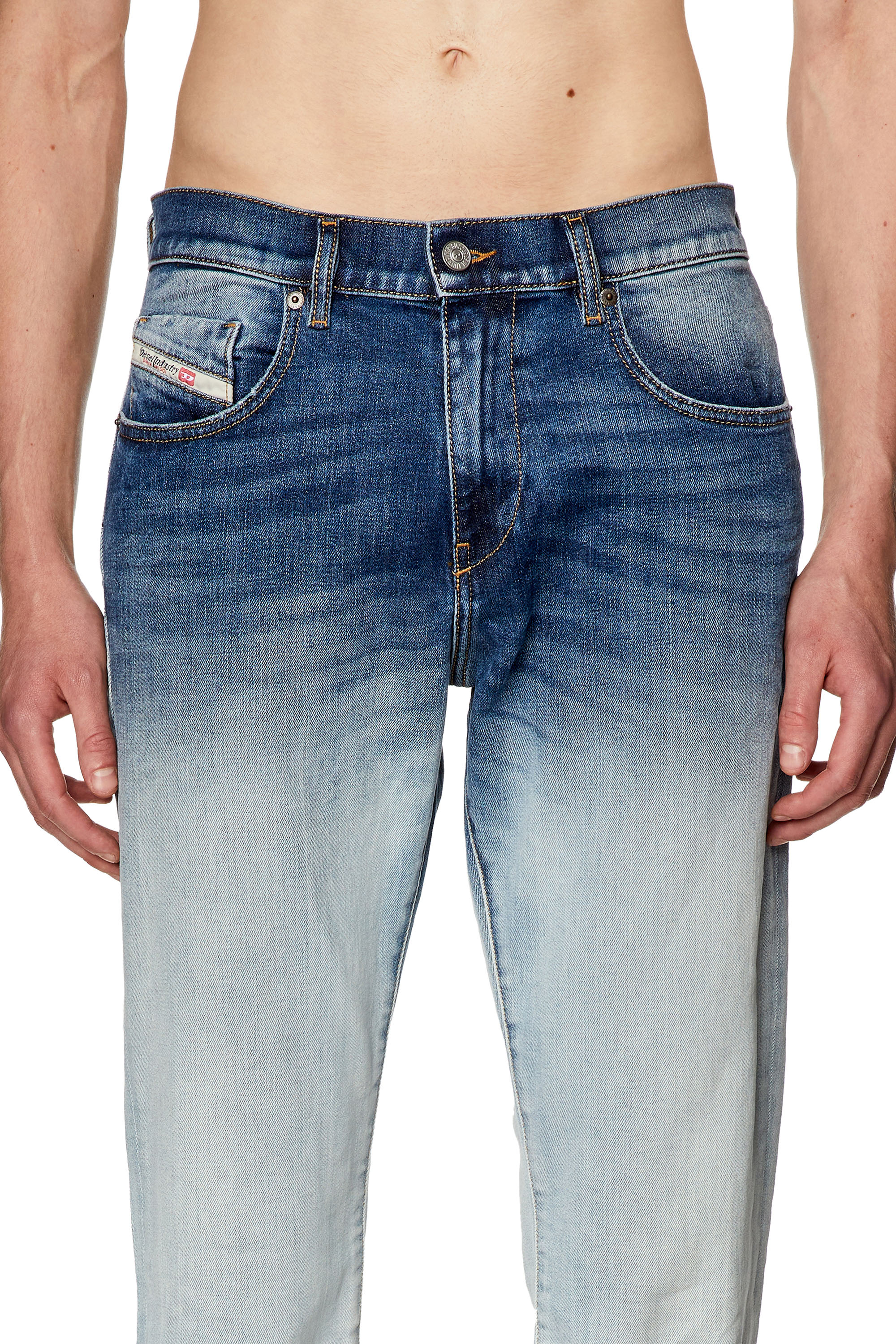 Diesel - Slim Jeans 2019 D-Strukt 09G28, Azul medio - Image 4