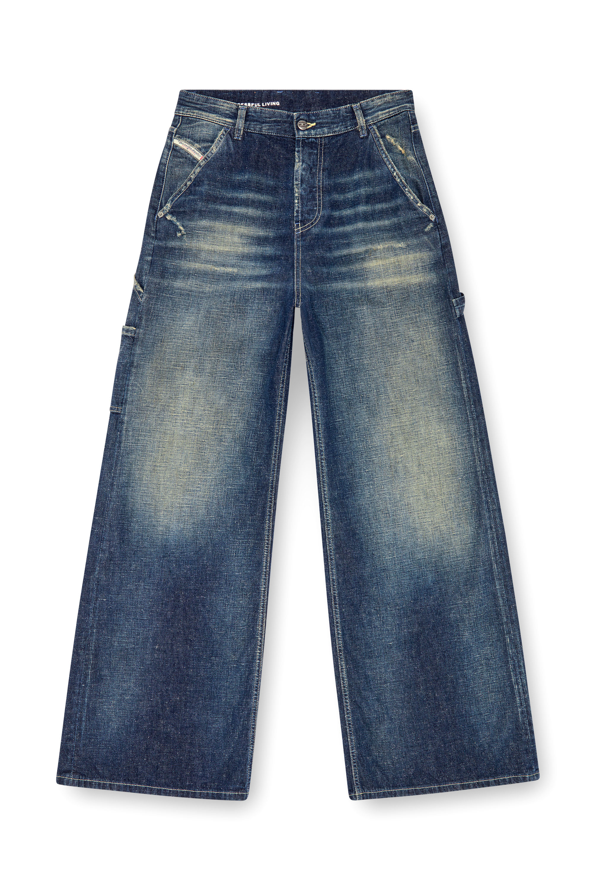 Diesel - Woman's Straight Jeans 1996 D-Sire 09J91, Dark Blue - 1