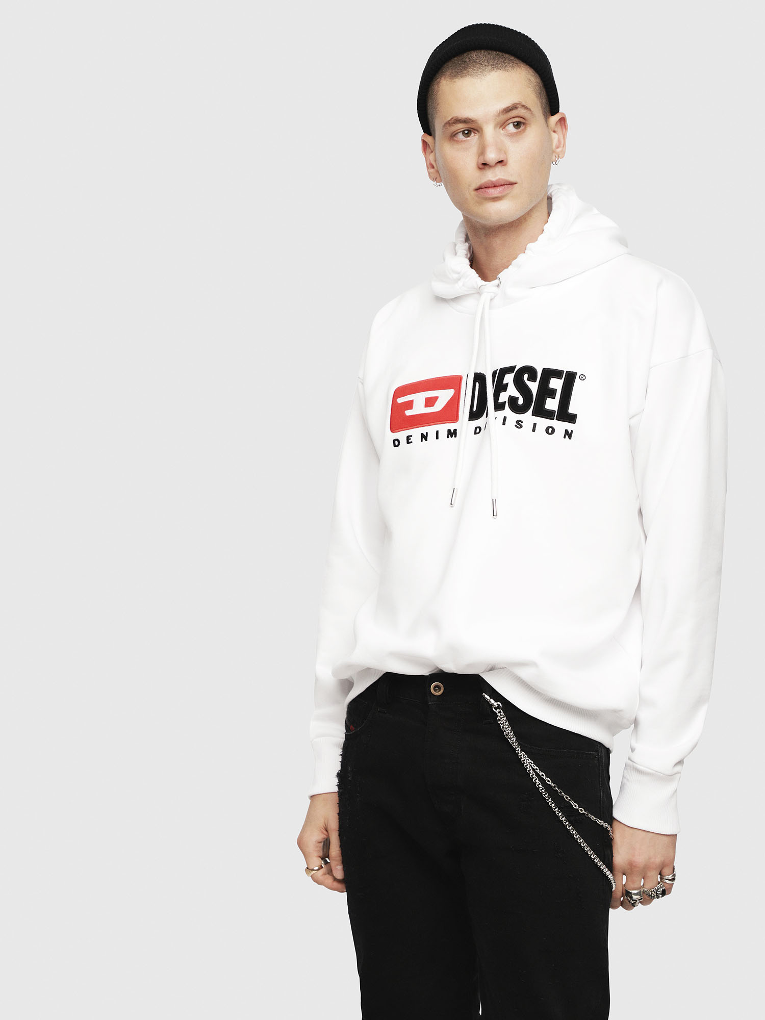 diesel denim division hoodie