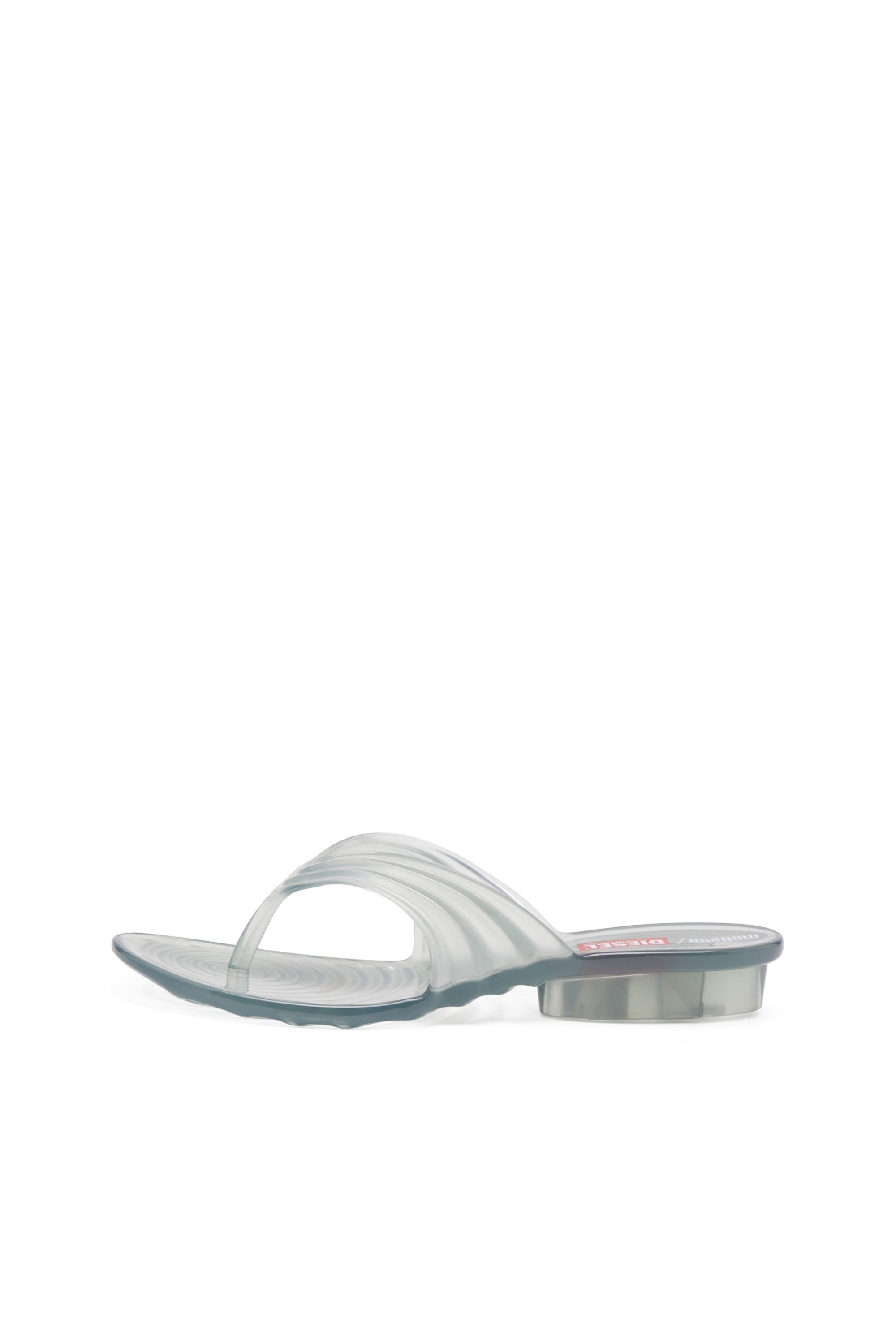 Diesel - MELISSA QUANTUM THONG, Chanclas esculturales en Melflex® Mujer in Gris - 3