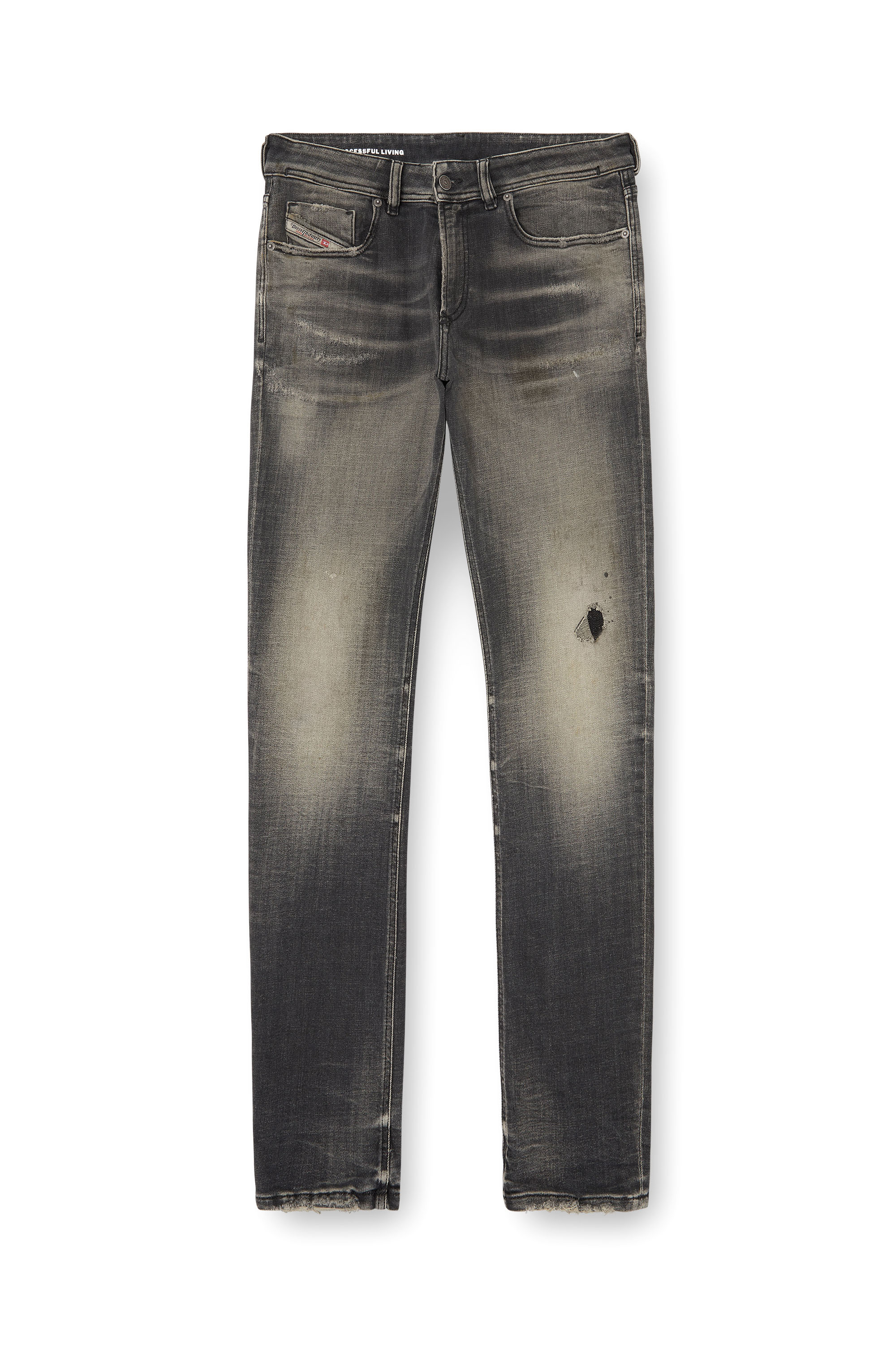 Diesel - Skinny Jeans 1979 Sleenker 09K56 Hombre, Negro/Gris oscuro - 3