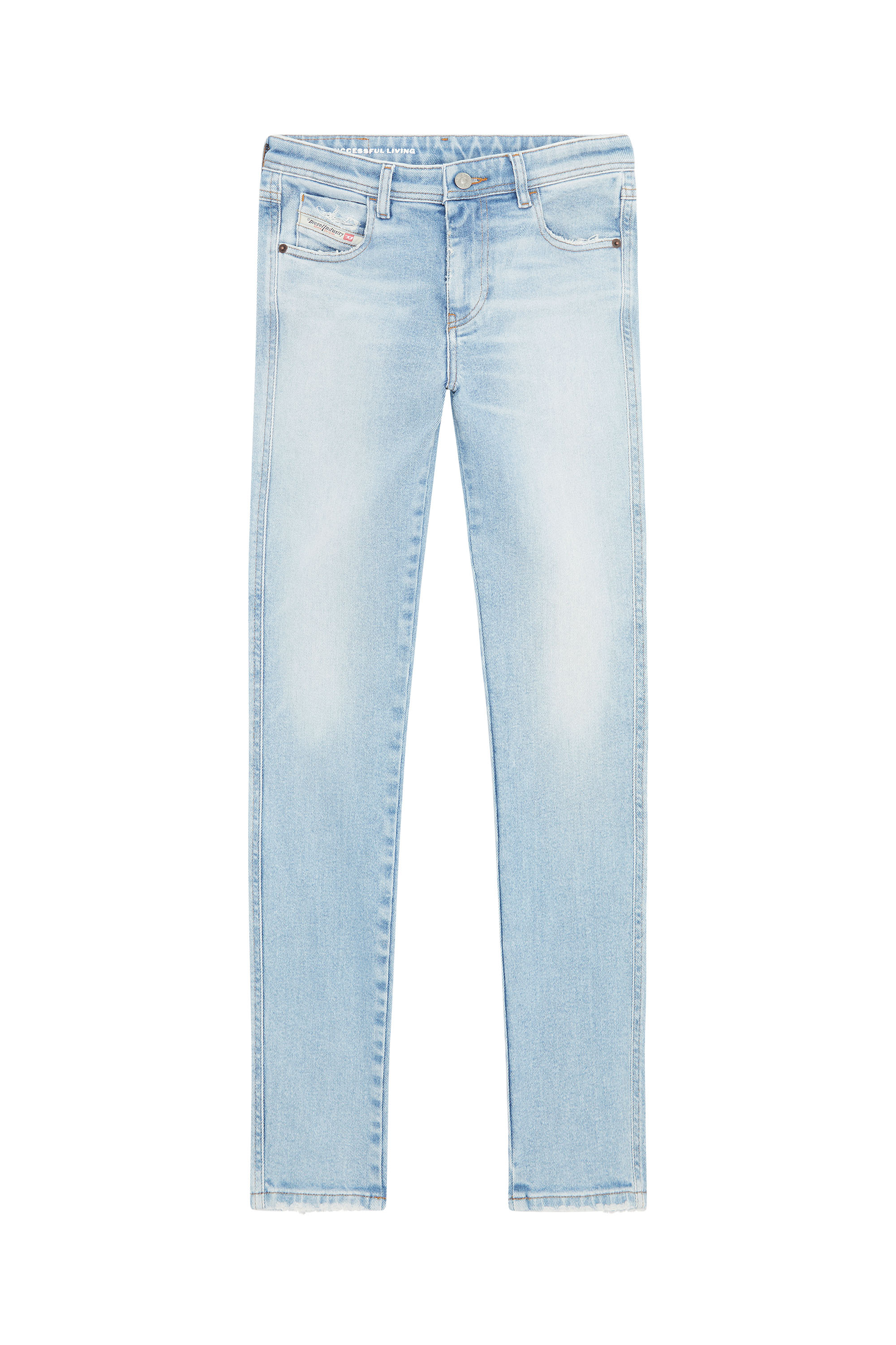 Diesel - 2015 Babhila 09E90 Skinny Jeans, Light Blue - Image 1