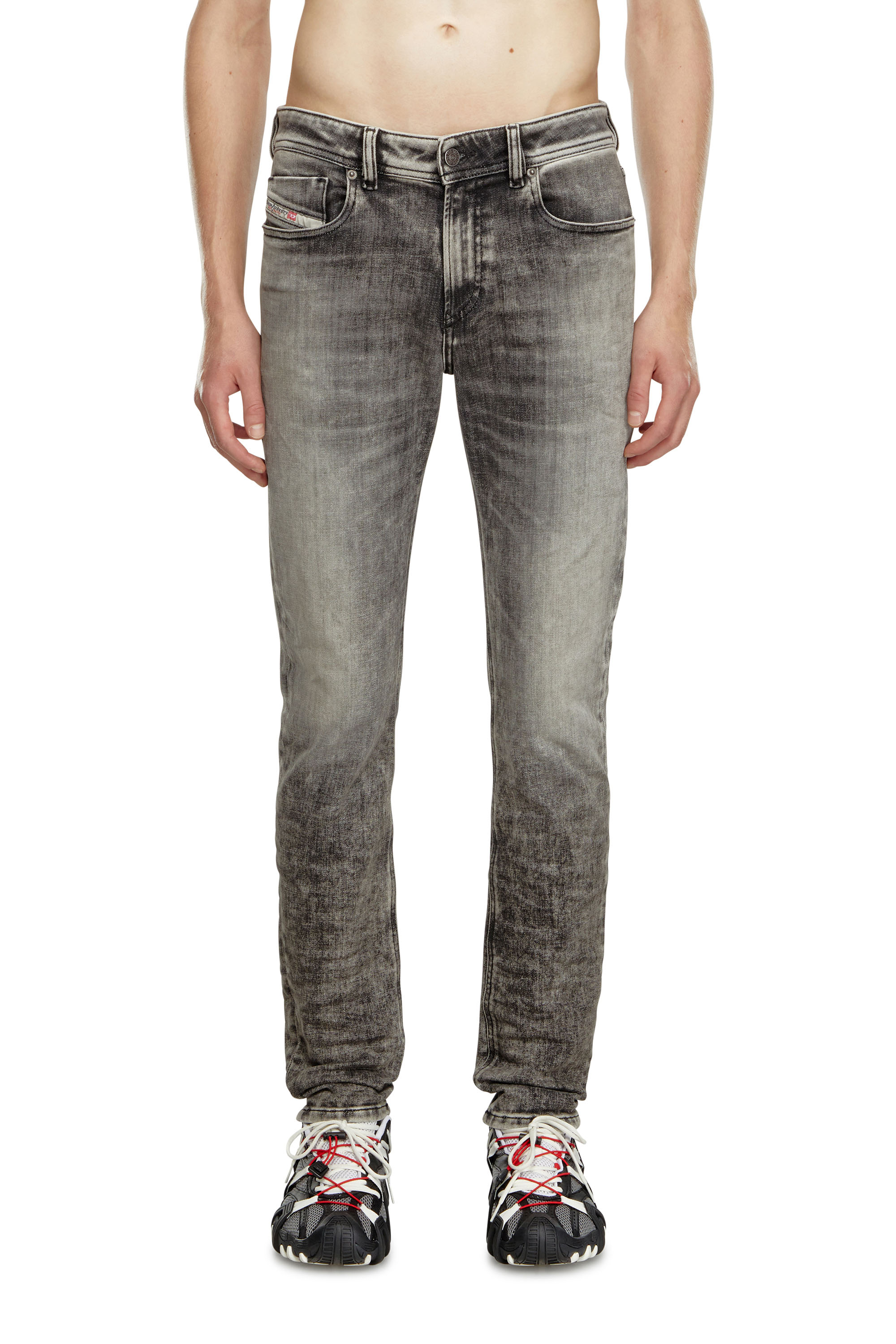 Diesel - Man Skinny Jeans 1979 Sleenker 09J28, Grey - Image 1