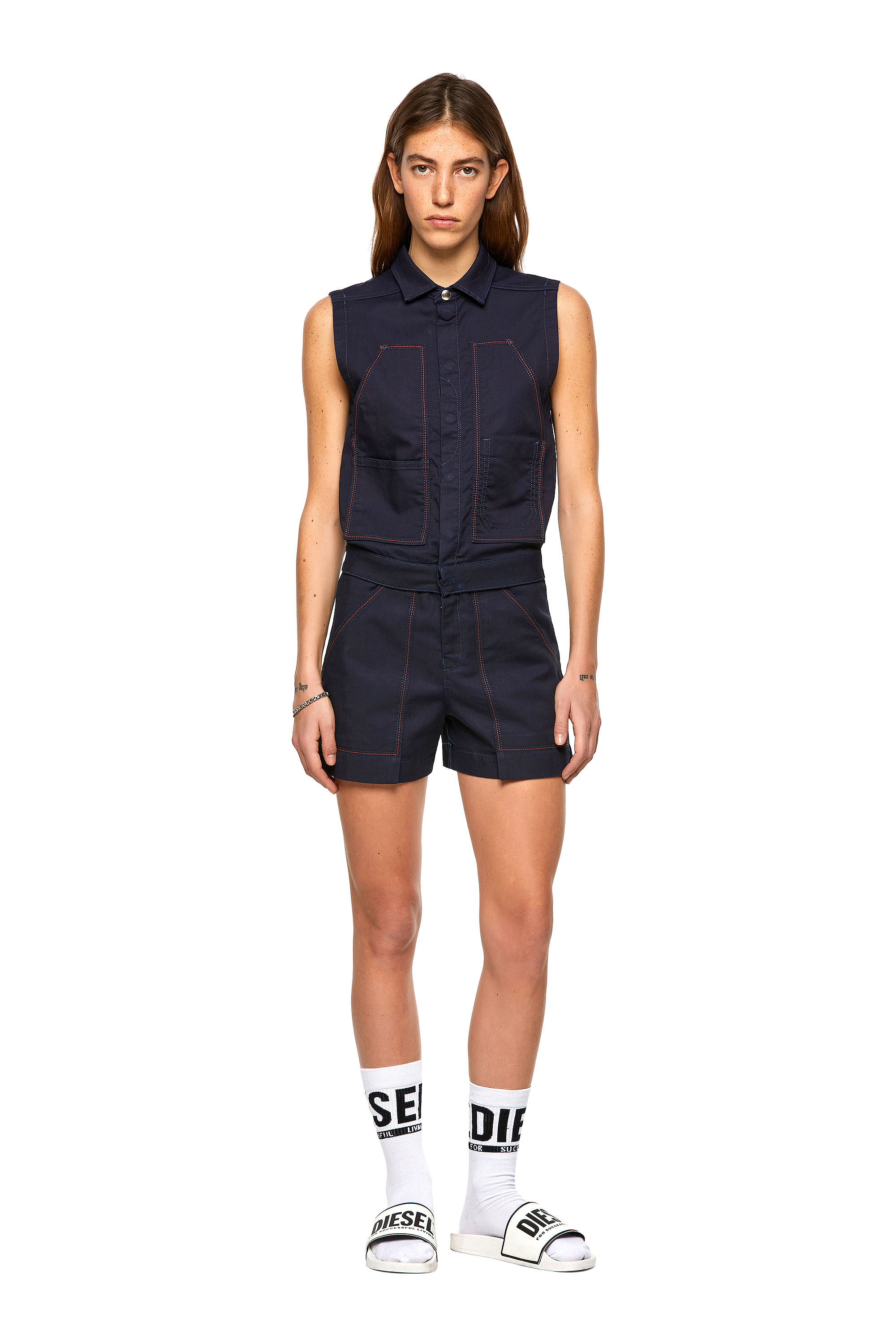 D-MALIA-SP JOGGJEANS, Azul Oscuro - Monos