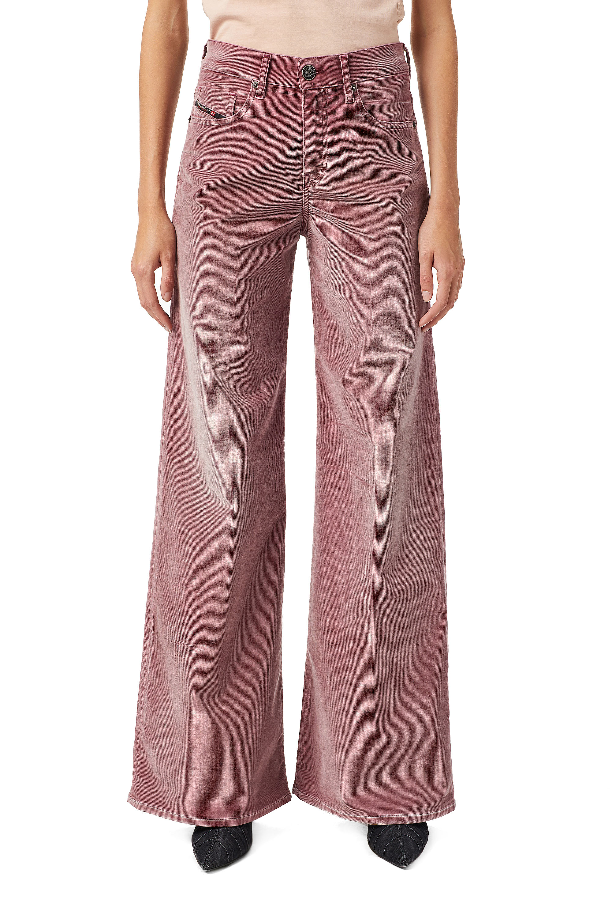 Diesel - D-Akemi 069YA Bootcut and Flare Jeans, Rosa - Image 1