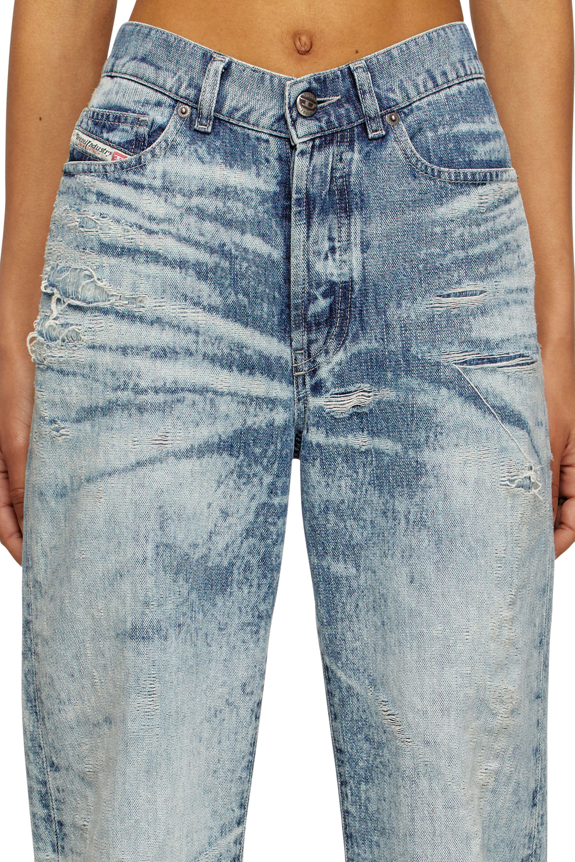 Diesel - Regular Jeans 1971 D-Sent 068TY Mujer, Azul Claro - 4