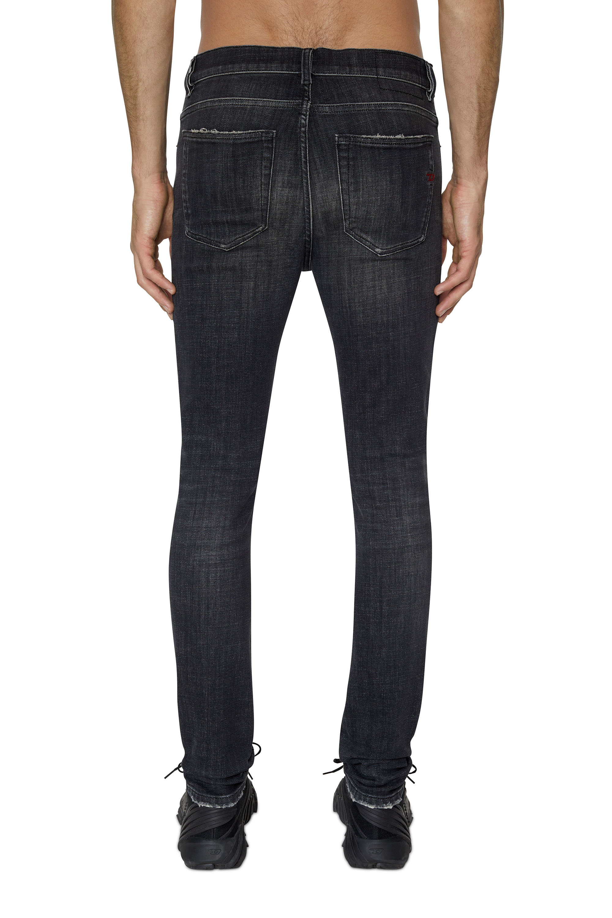 Diesel - 1983 D-Amny 09D88 Skinny Jeans, Negro/Gris oscuro - Image 2