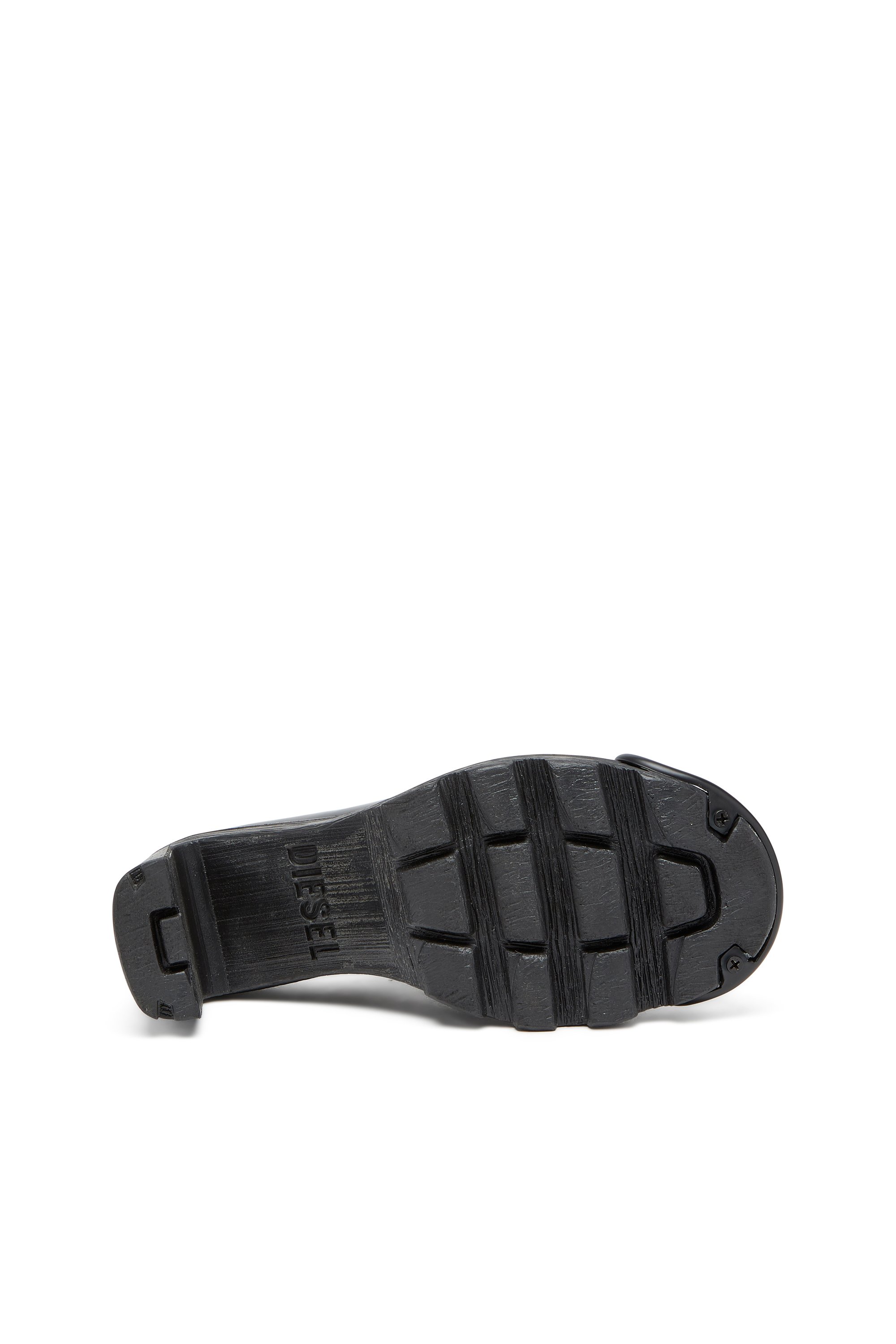 Diesel - D-HAMMER ML D W, Mujer D-Hammer-Zapatos sin talón con tacones con placa Oval D in Negro - Image 4