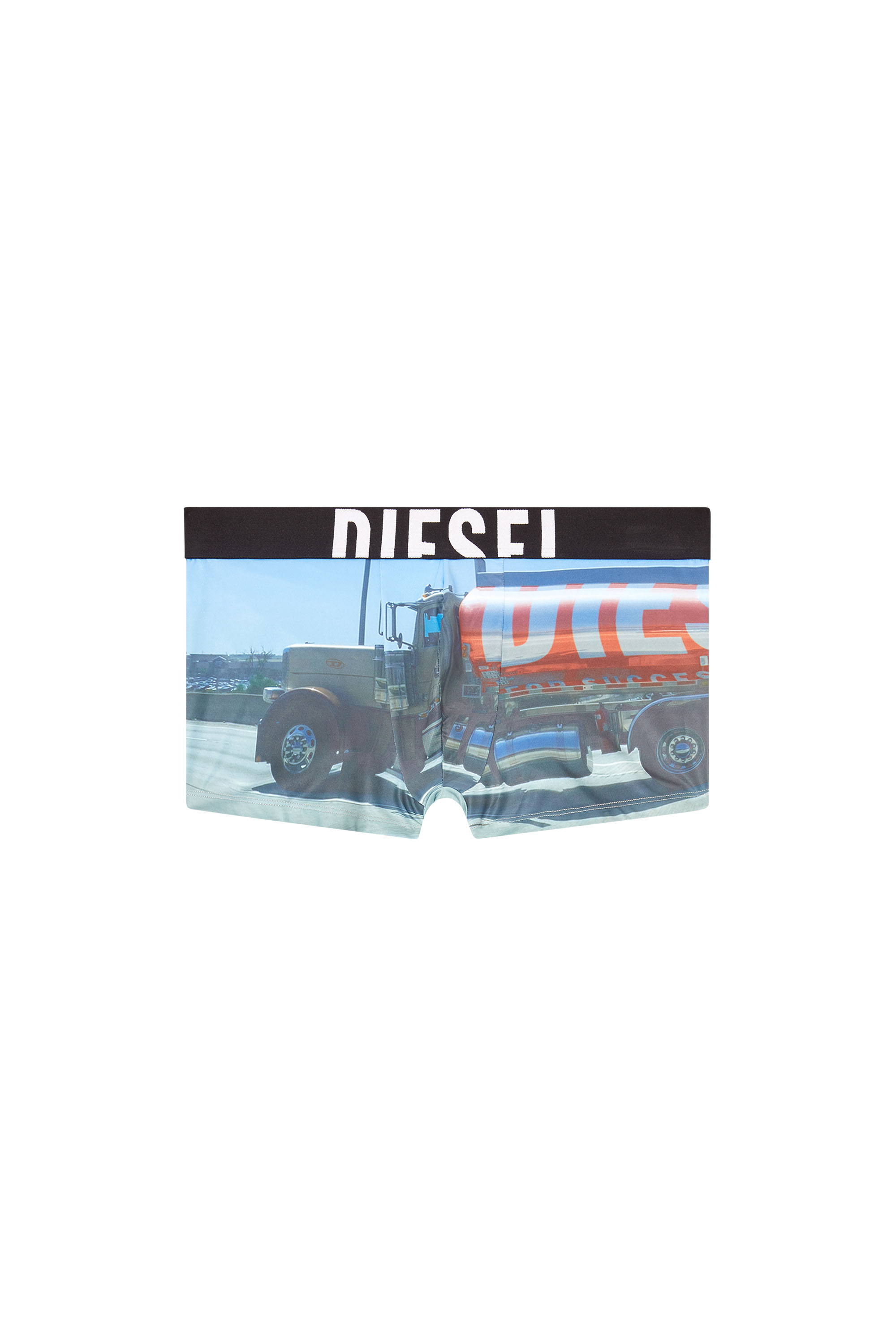 Diesel - DAMIEN-D-POP-40, Man's Boxer briefs with Pop print in Light Blue - 3