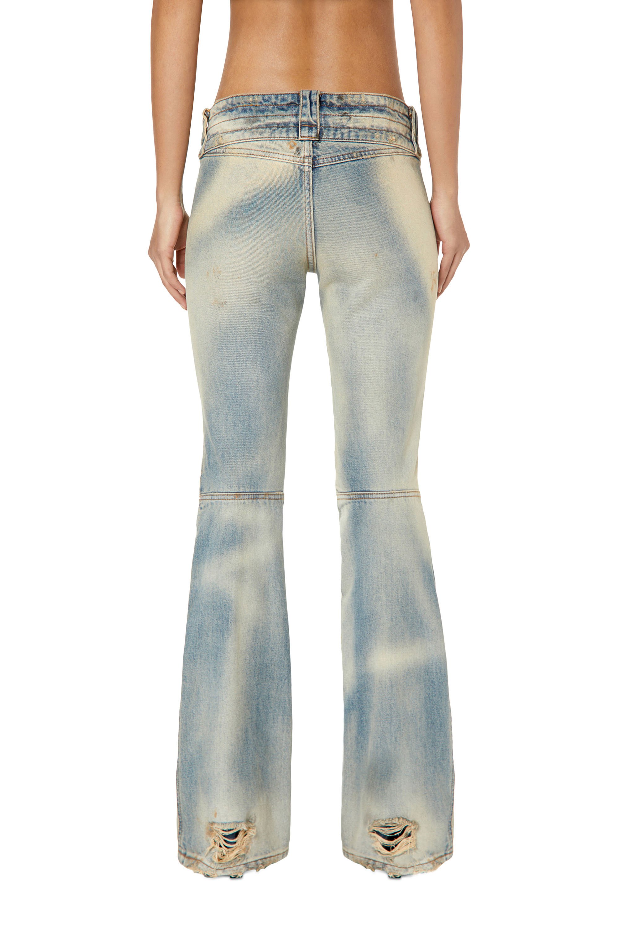 Diesel - Belthy 0ENAF Bootcut and Flare Jeans, Azul Claro - Image 2