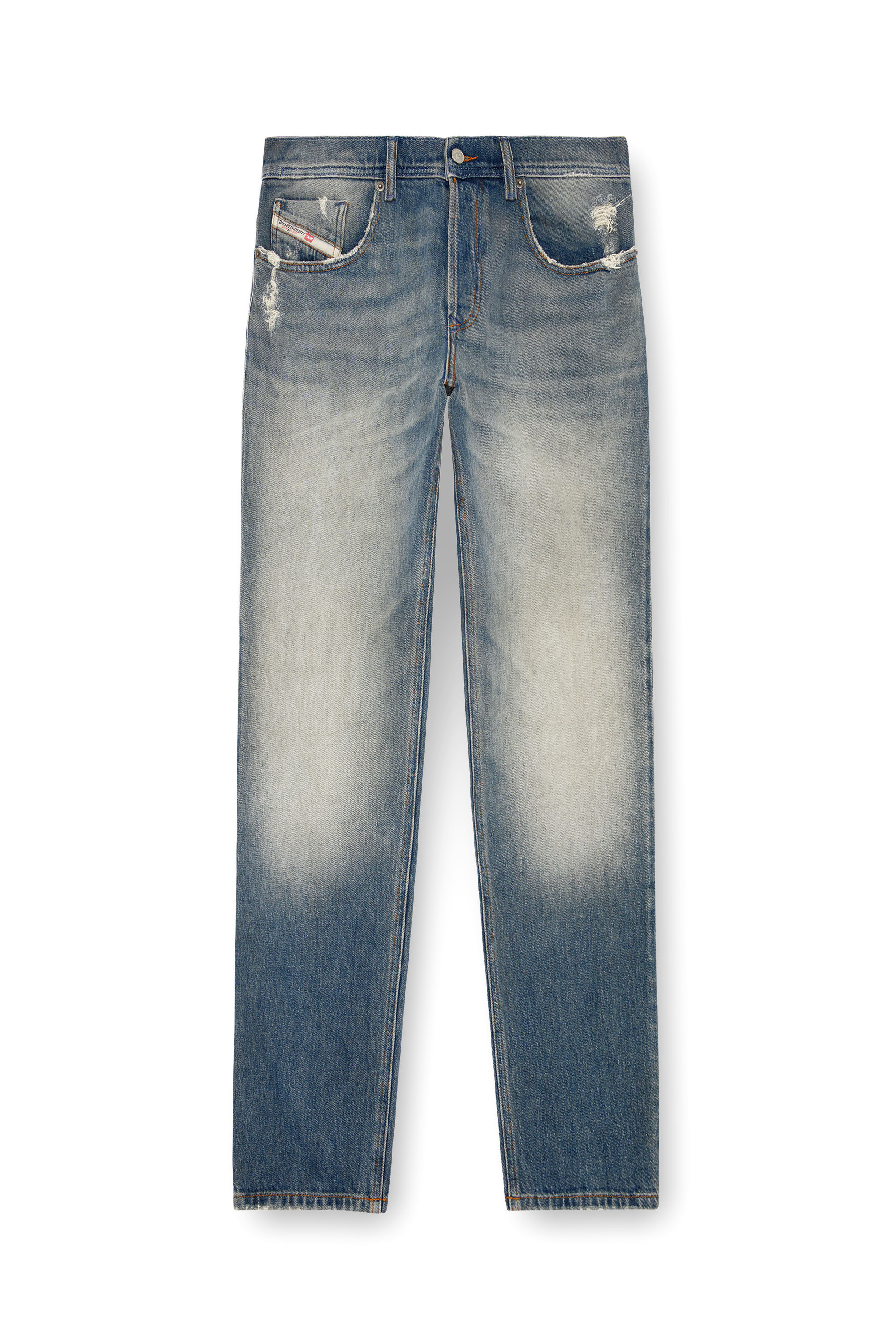Diesel - Tapered Jeans 2023 D-Finitive 0GRDC, Hombre Tapered Jeans - 2023 D-Finitive in Azul marino - Image 3