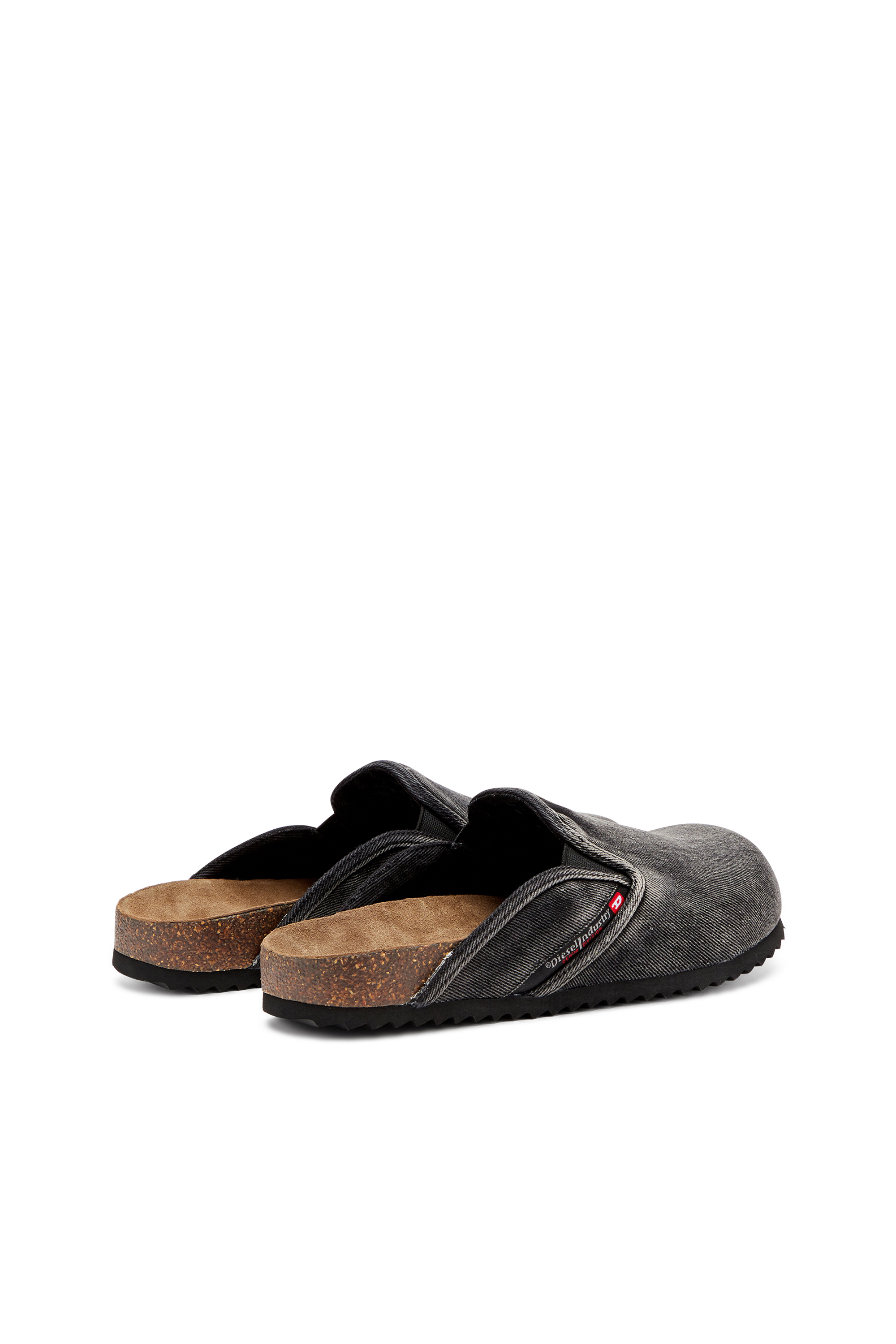 Diesel - D-WOODSTOCK SLIP-ON, Zapatos planos sin talón en cuero napa Hombre in Negro - 3