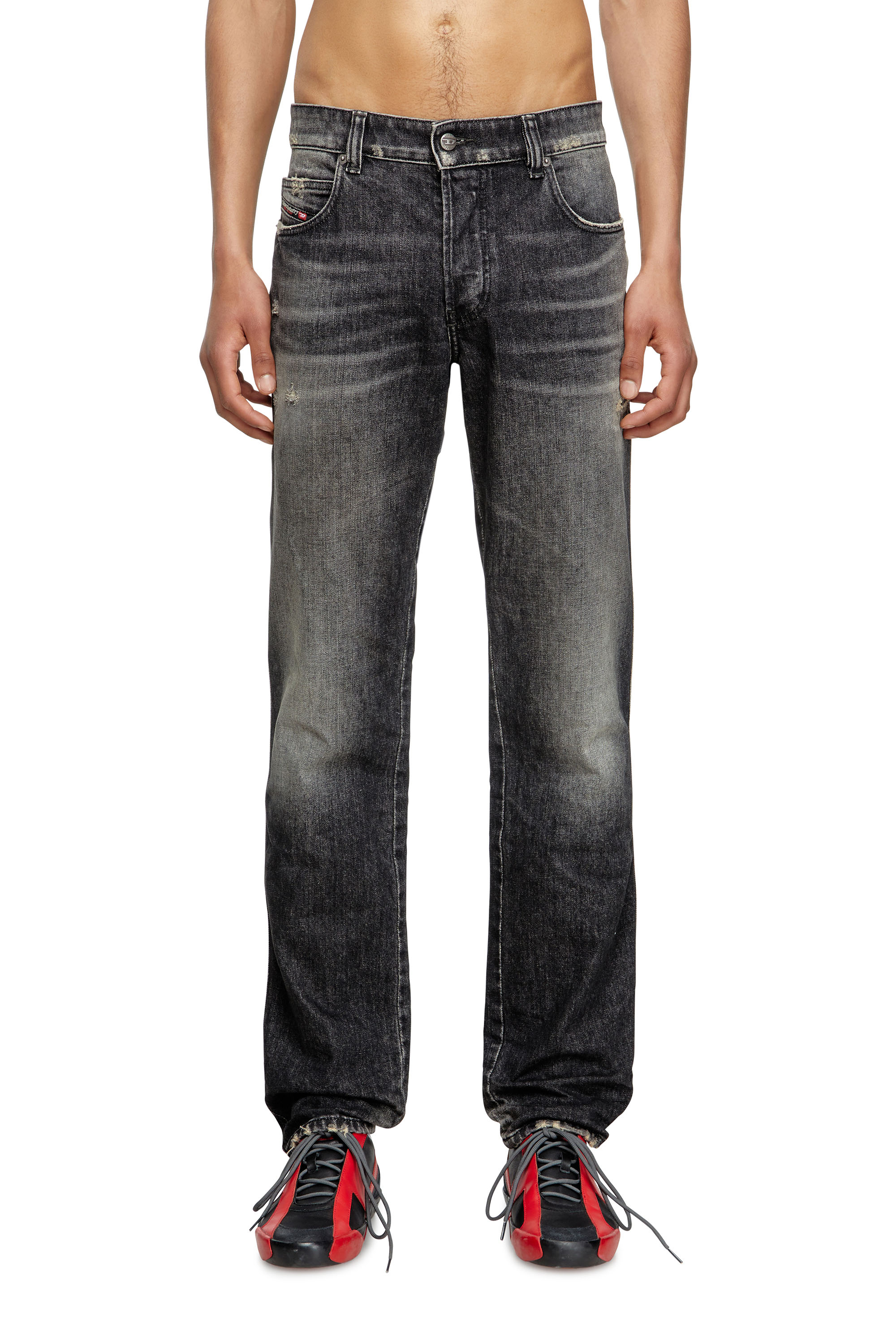 Diesel - Slim Jeans 1993 D-Vyl 09M54 Hombre, Negro/Gris oscuro - 1