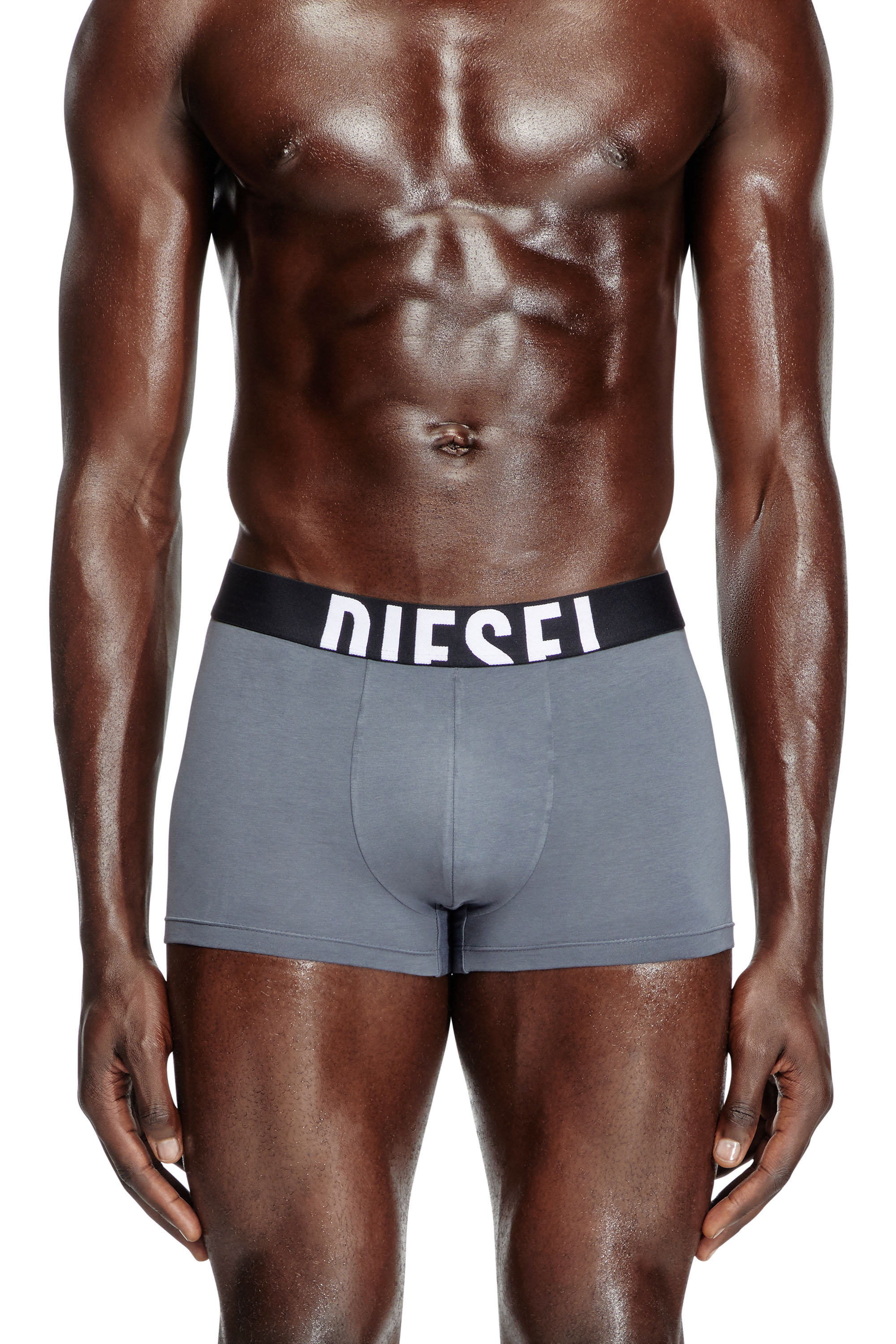 Diesel - DAMIEN-D-POP-3PACK-40, Paquete de tres bóxers ajustados de algodón elástico Hombre in Multicolor - 3