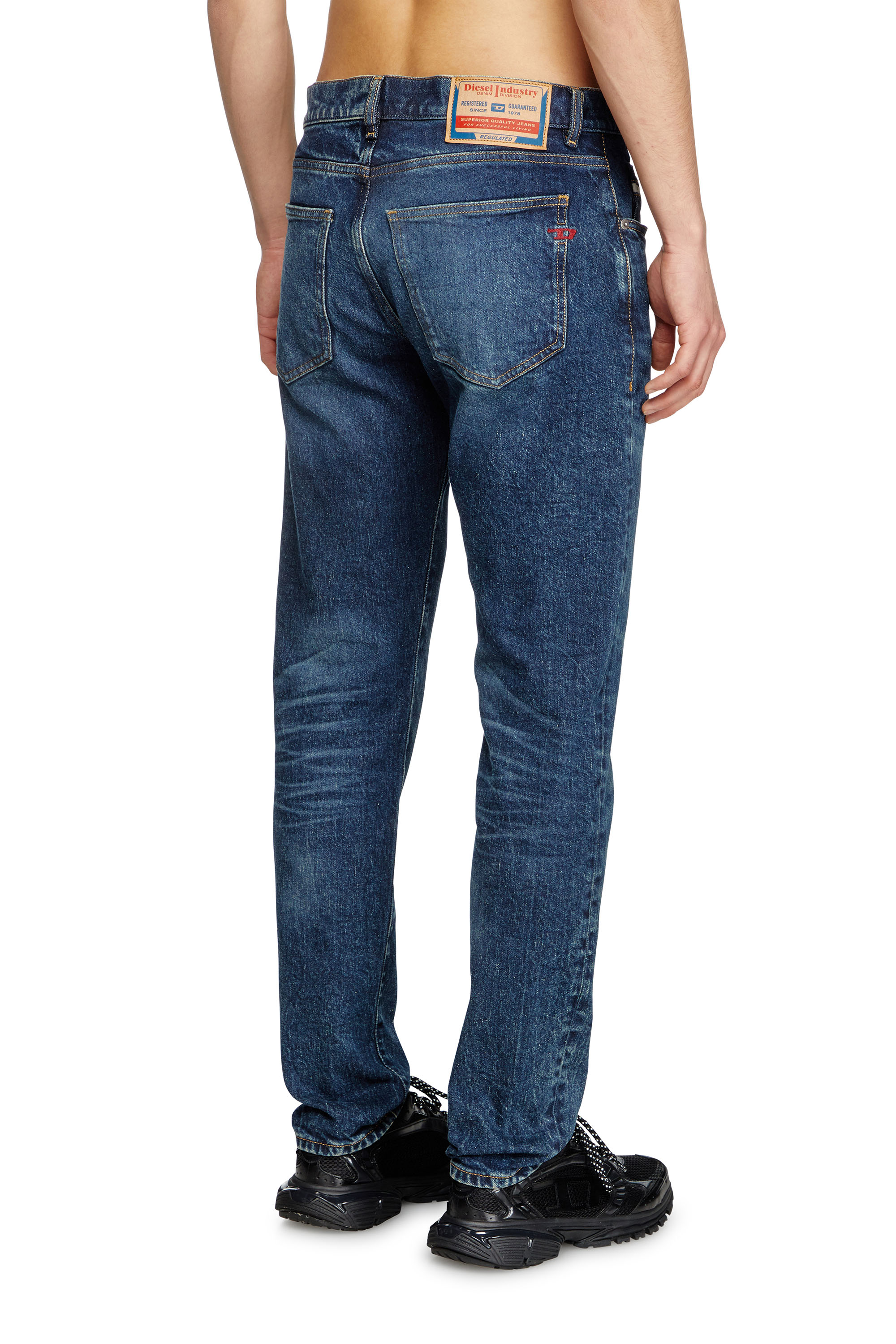 Diesel - Man's Slim Jeans 2019 D-Strukt 007Y3, Dark Blue - 3