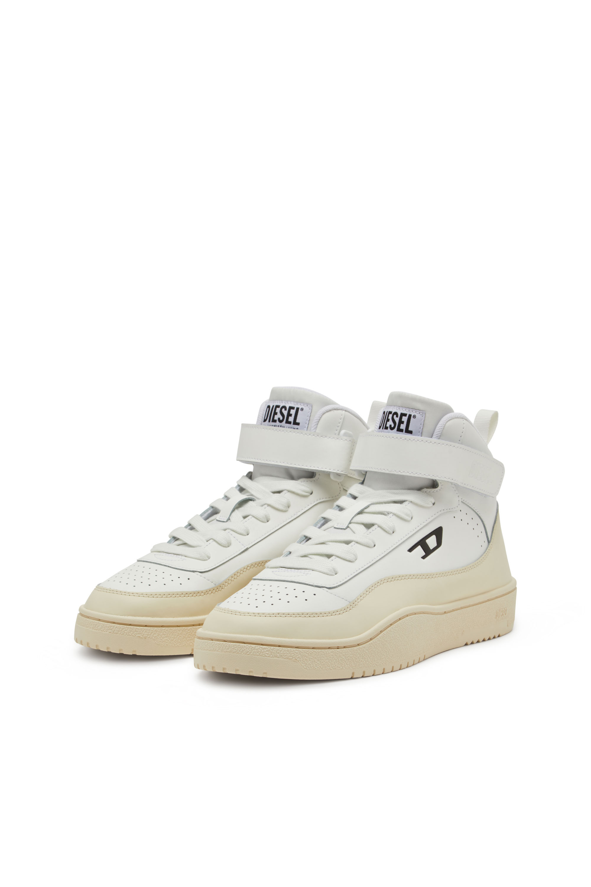 Diesel - S-TRACKER-D MID, Man's S-Tracker-D-Mid top sneaker in White - 8