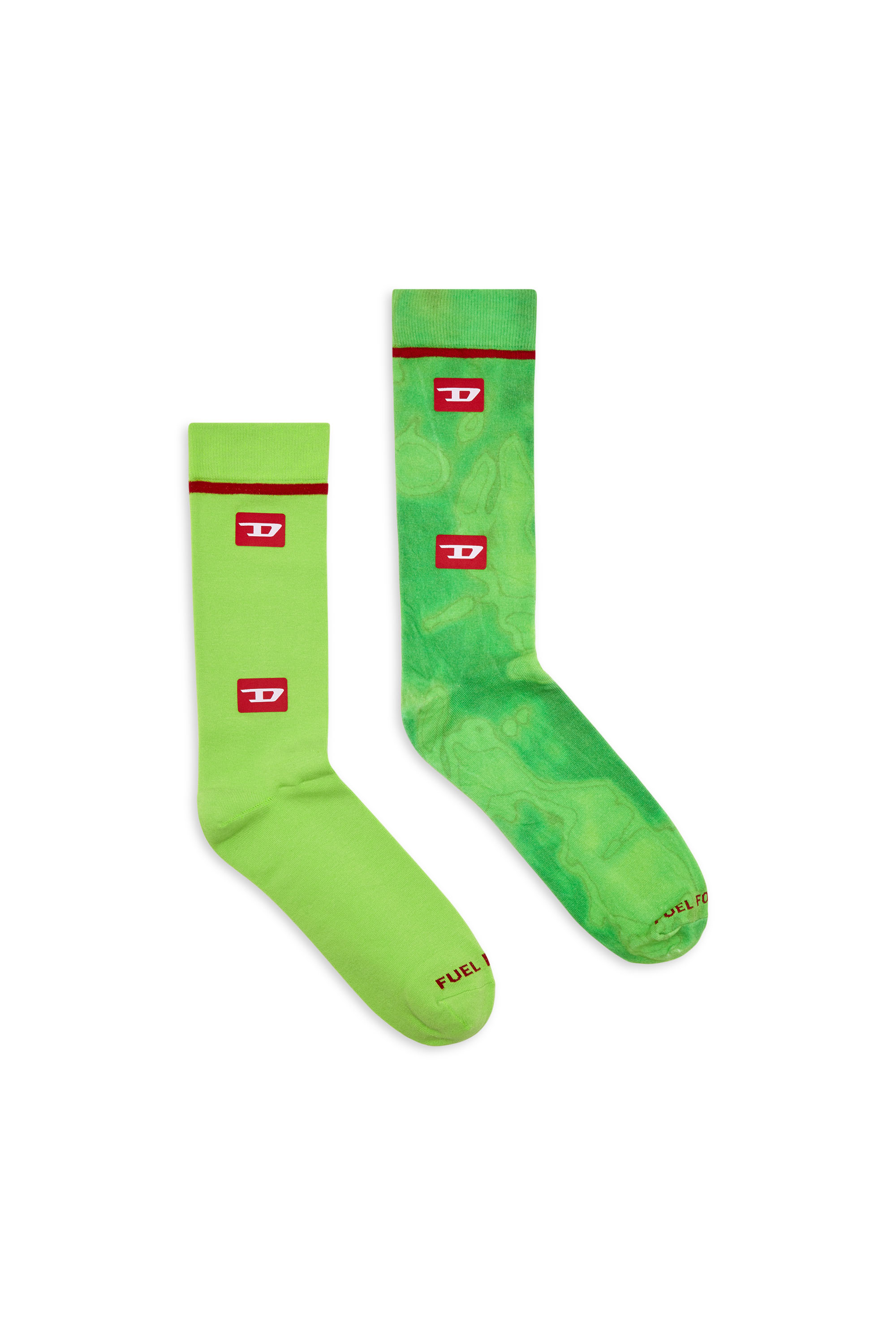 SKM-RAY-TWOPACK, Green - Socks